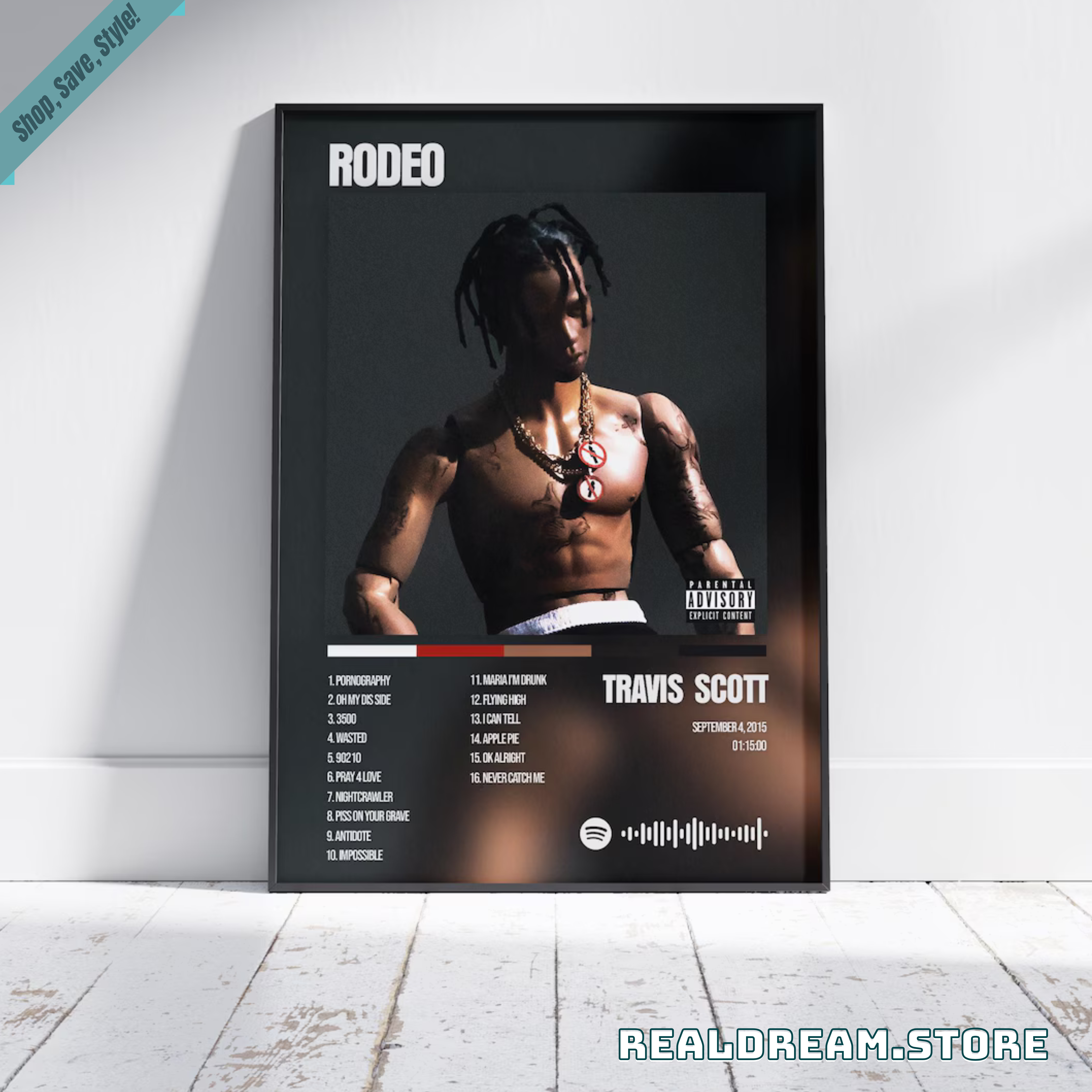 Rodeo Poster Travis Scott Album Cover - Print Retro Hip Hop Wall Art 2 Rodeo Poster Travis Scott Album Cover - Print Retro Hip Hop Wall Art 2