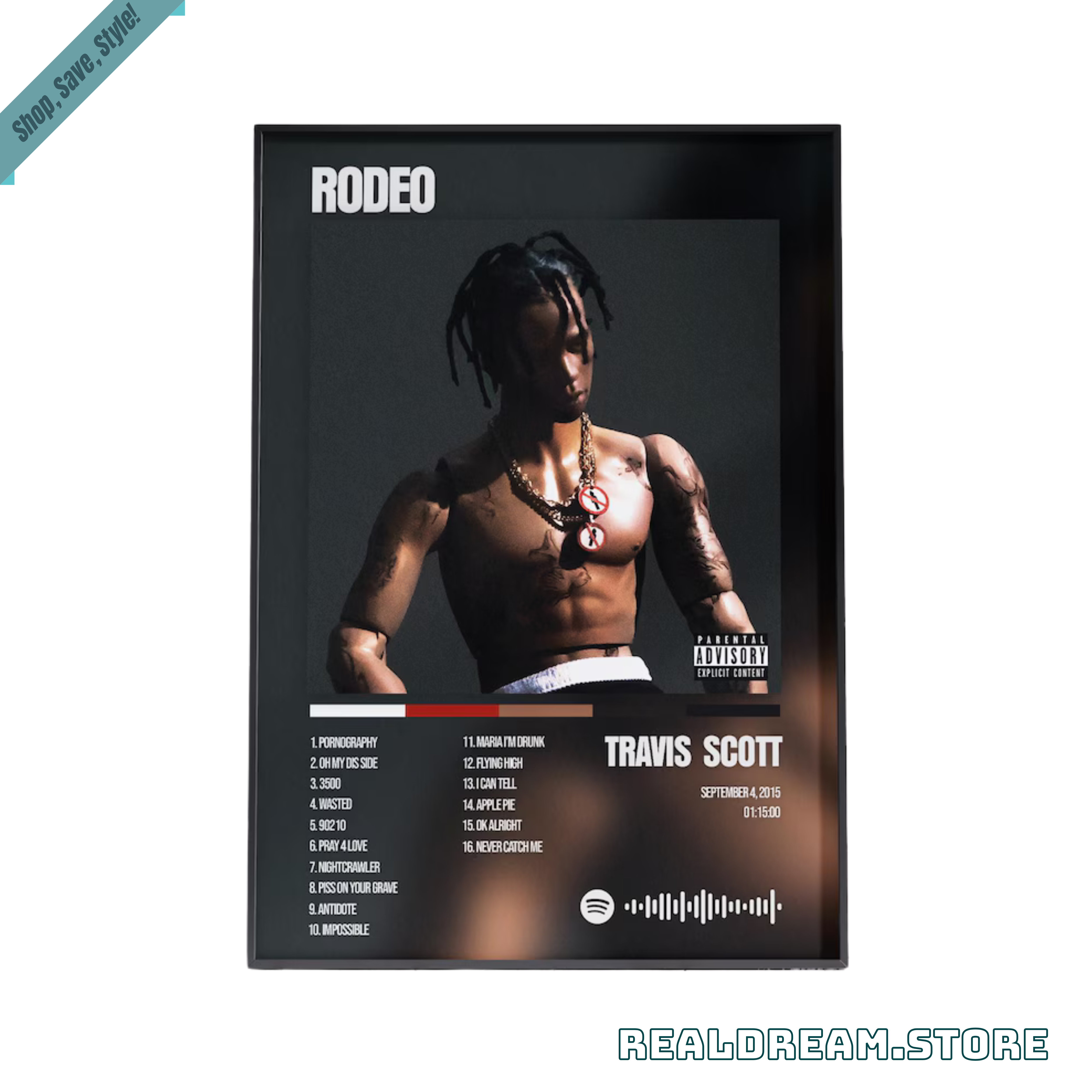 Rodeo Poster Travis Scott Album Cover - Print Retro Hip Hop Wall Art 3 Rodeo Poster Travis Scott Album Cover - Print Retro Hip Hop Wall Art 3