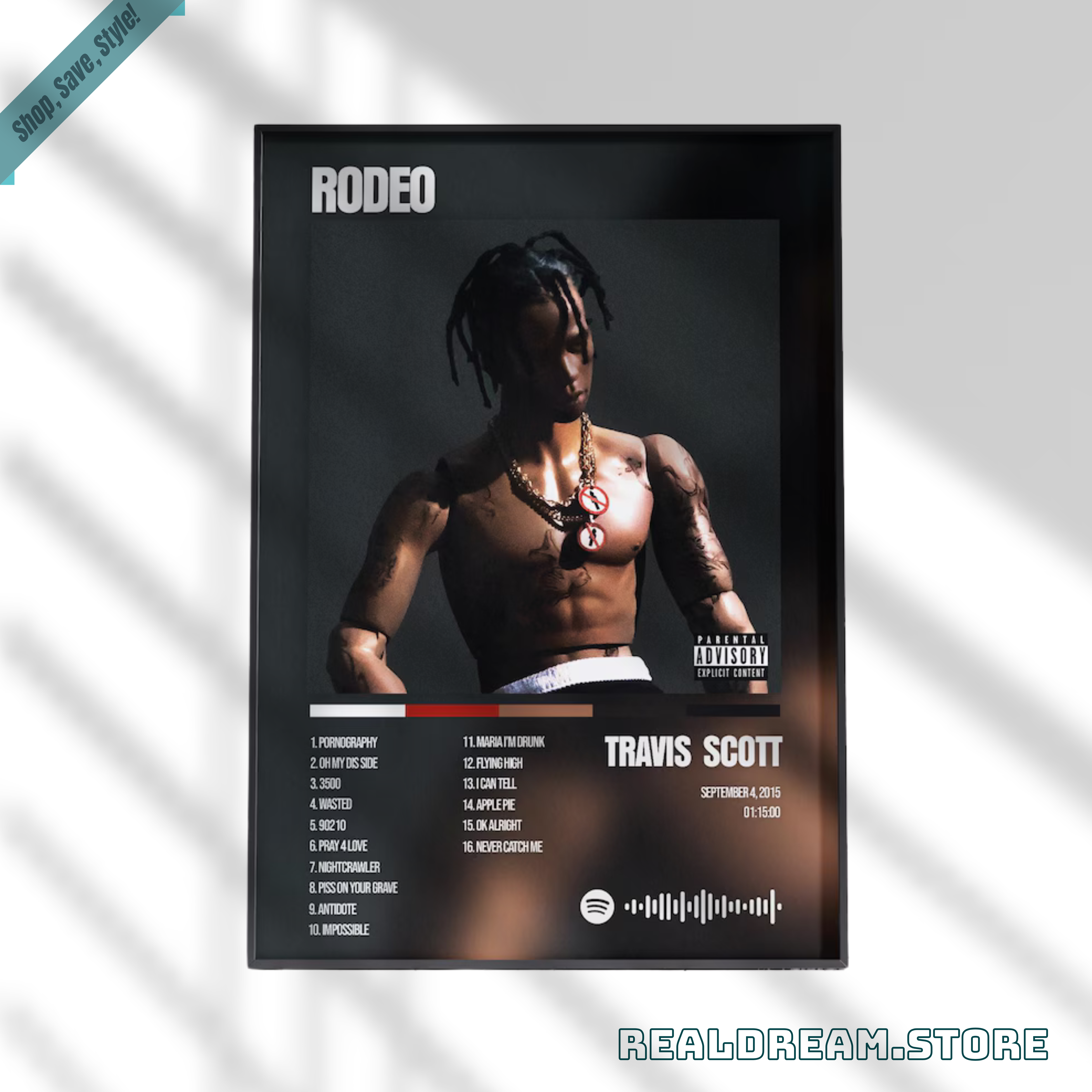 Rodeo Poster Travis Scott Album Cover - Print Retro Hip Hop Wall Art 4 Rodeo Poster Travis Scott Album Cover - Print Retro Hip Hop Wall Art 4