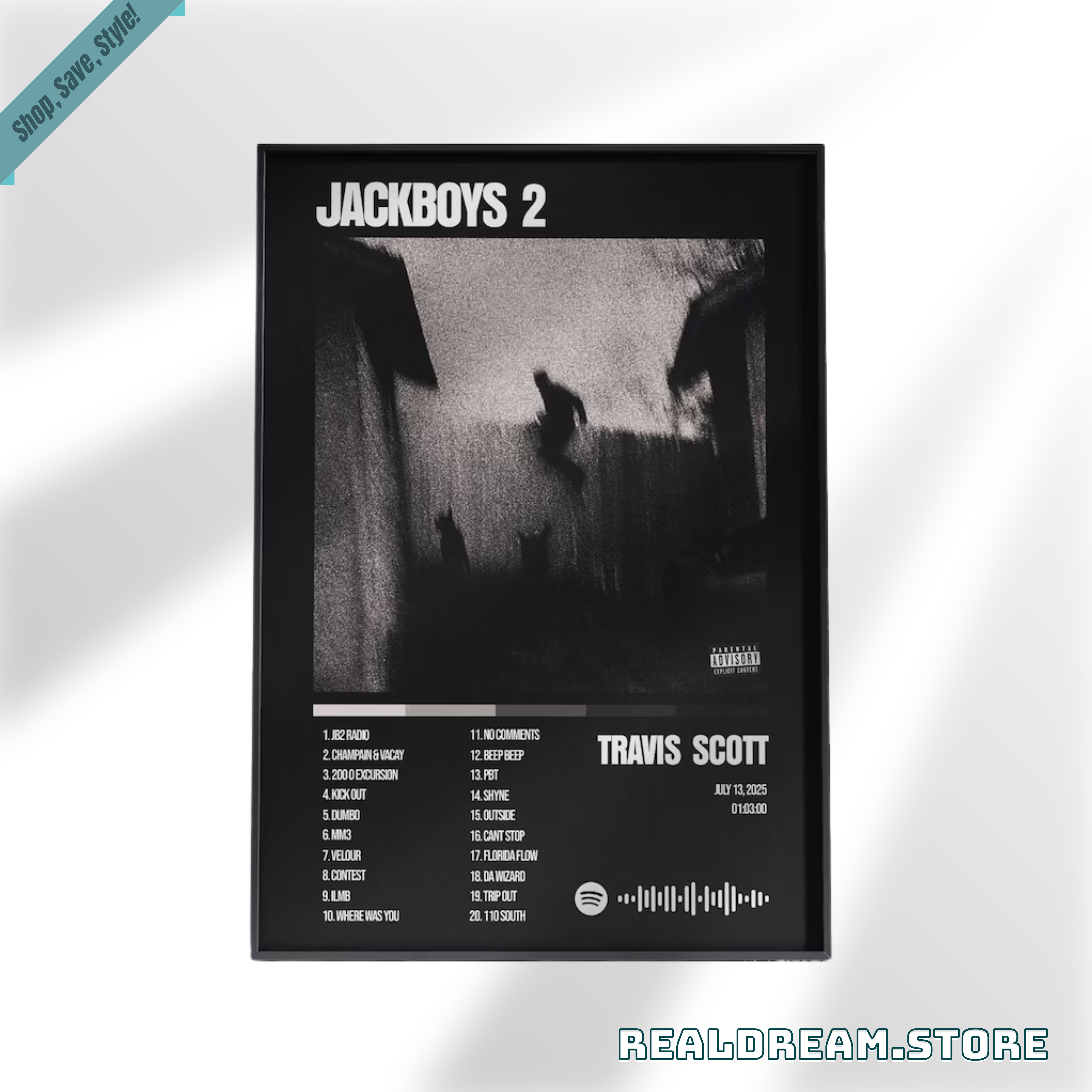 Jackboys 2 Poster Travis Scott Album Art - Print Dark Hip Hop Aesthetic Wall Decor 2 Jackboys 2 Poster Travis Scott Album Art - Print Dark Hip Hop Aesthetic Wall Decor 2