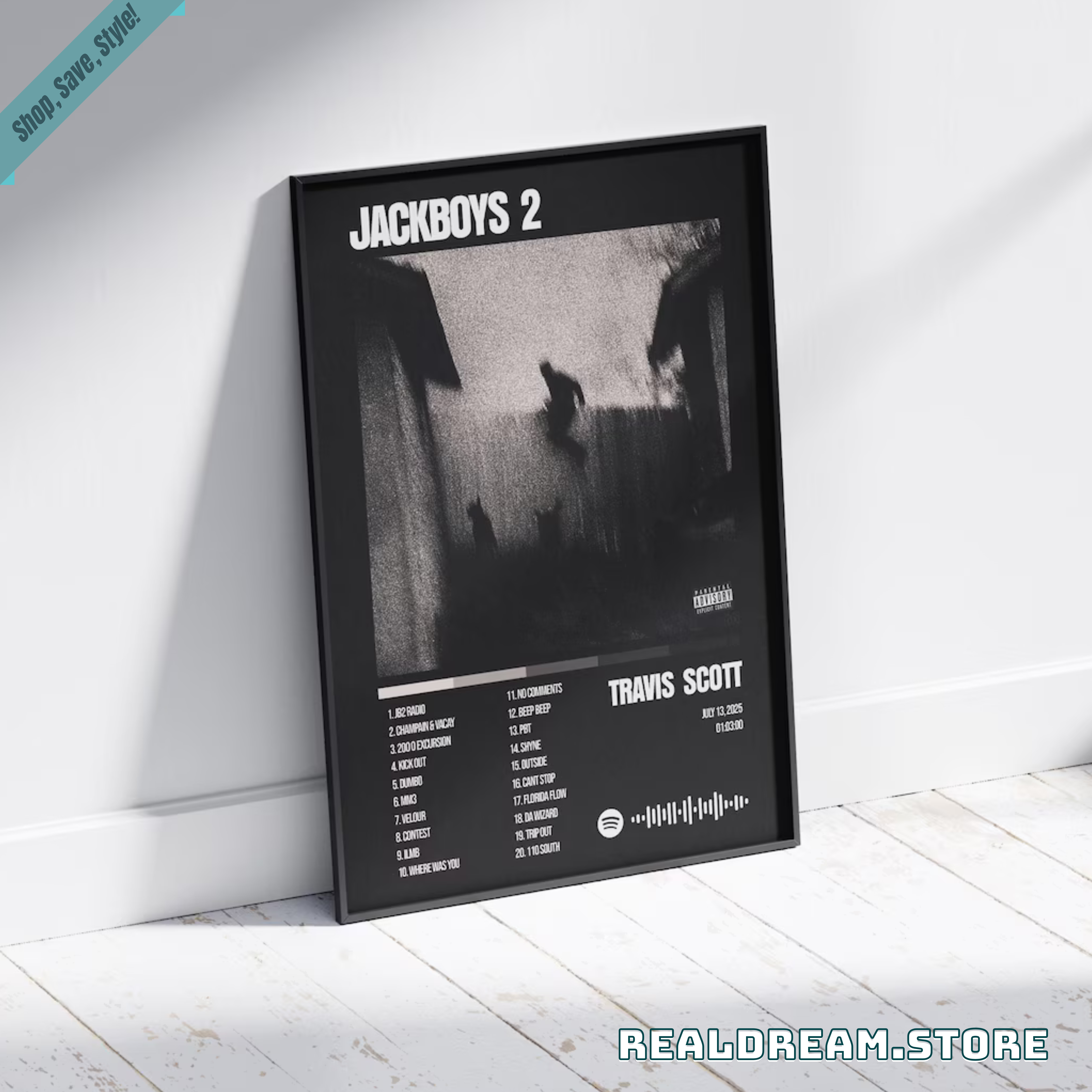 Jackboys 2 Poster Travis Scott Album Art - Print Dark Hip Hop Aesthetic Wall Decor 3 Jackboys 2 Poster Travis Scott Album Art - Print Dark Hip Hop Aesthetic Wall Decor 3