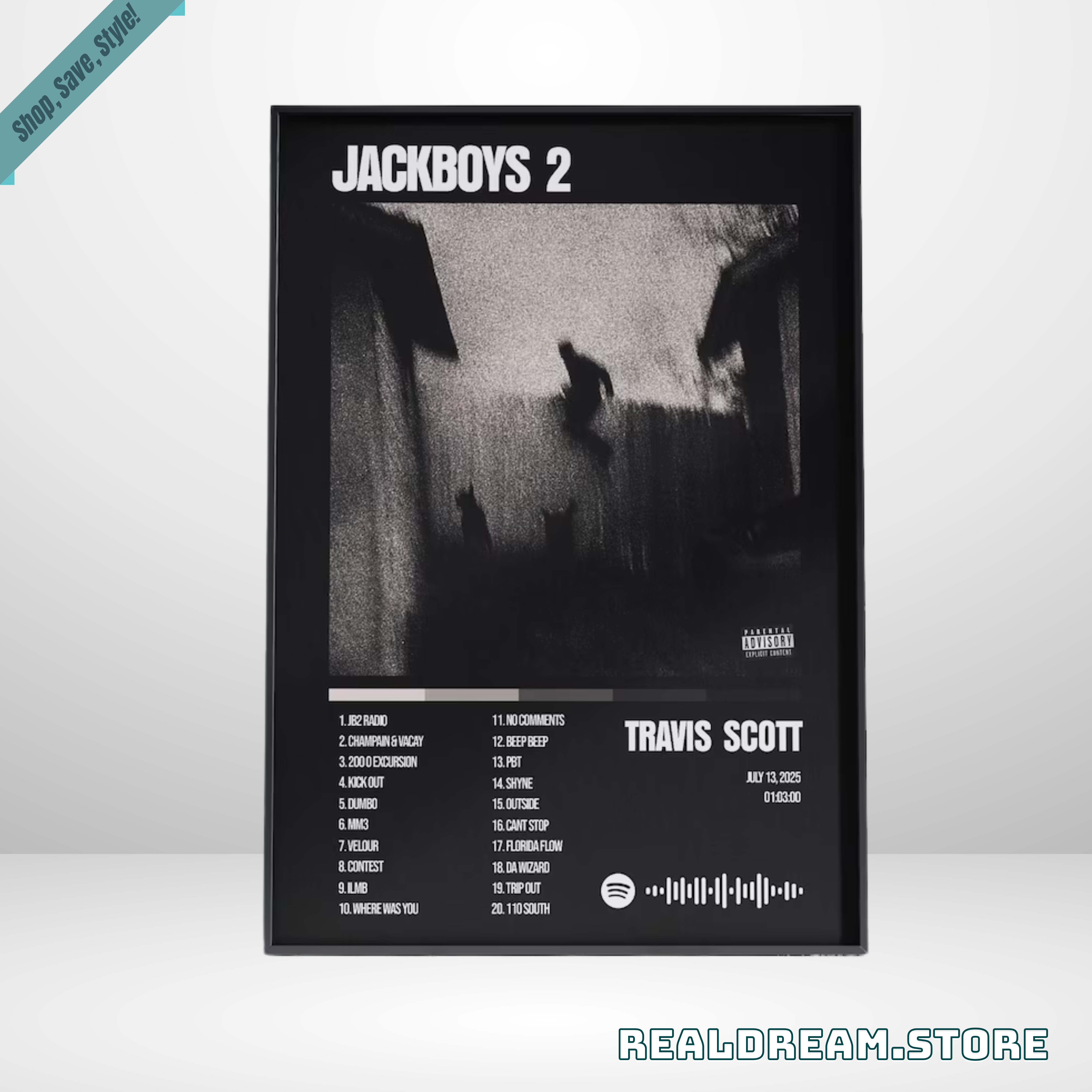 Jackboys 2 Poster Travis Scott Album Art - Print Dark Hip Hop Aesthetic Wall Decor 4 Jackboys 2 Poster Travis Scott Album Art - Print Dark Hip Hop Aesthetic Wall Decor 4