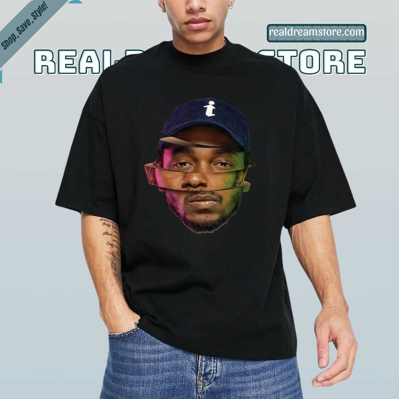 Kendrick Lamar Face Tshirt - Limited Edition Fan Graphic Tee