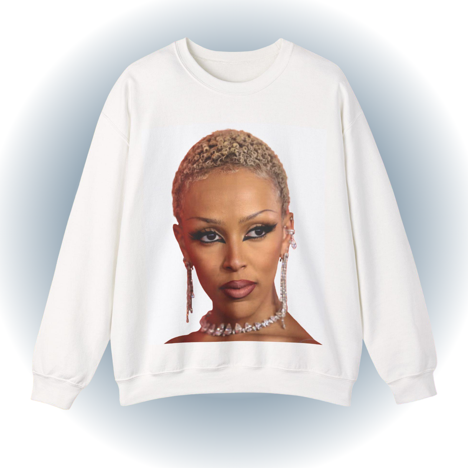 Doja Cat Glam Sweatshirt – Fierce & Iconic Look Doja Cat Glam Sweatshirt – Fierce & Iconic Look