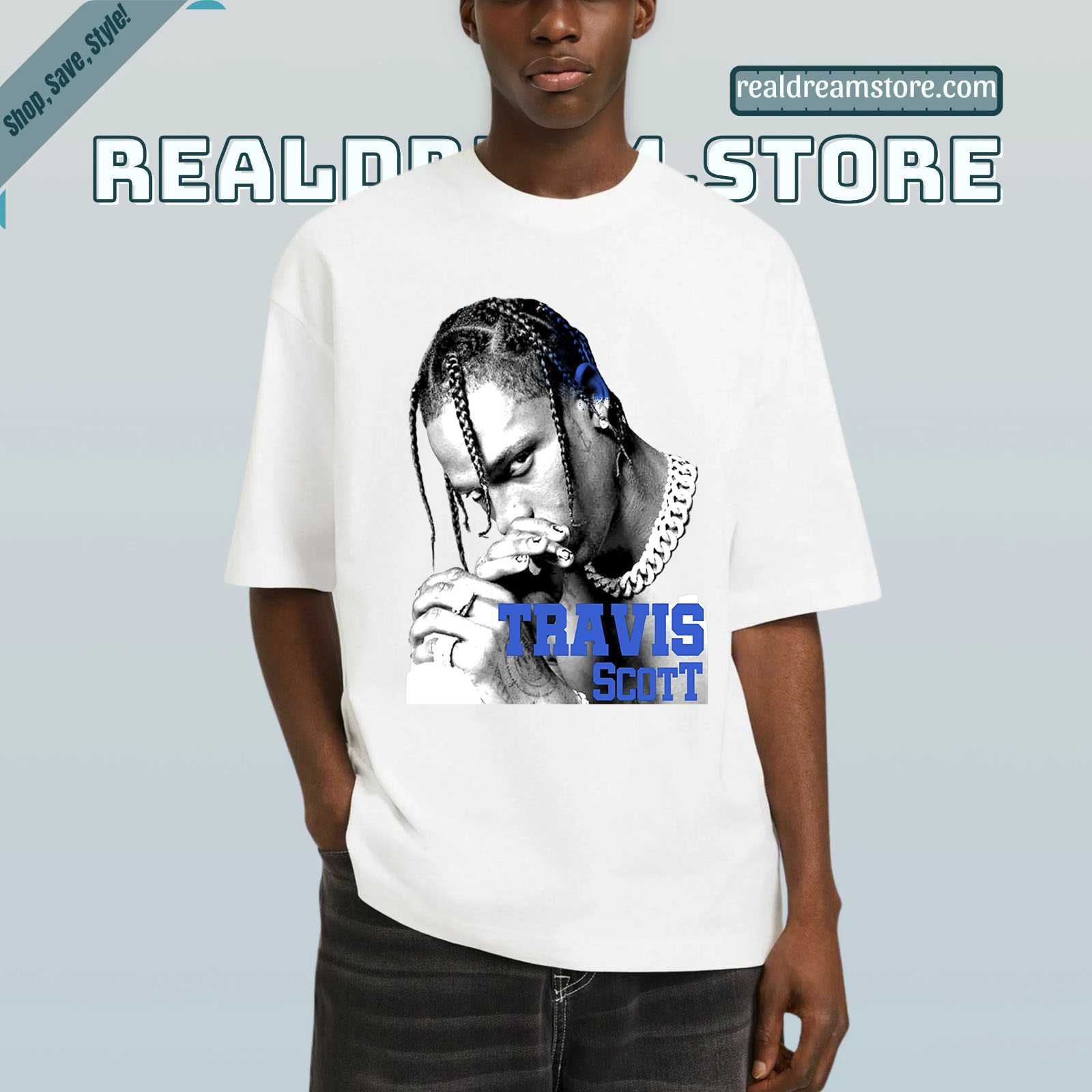 Travis Scott Rapper Tee - Hip Hop For Fan Light Color Tee Travis Scott Rapper Tee - Hip Hop For Fan Light Color Tee