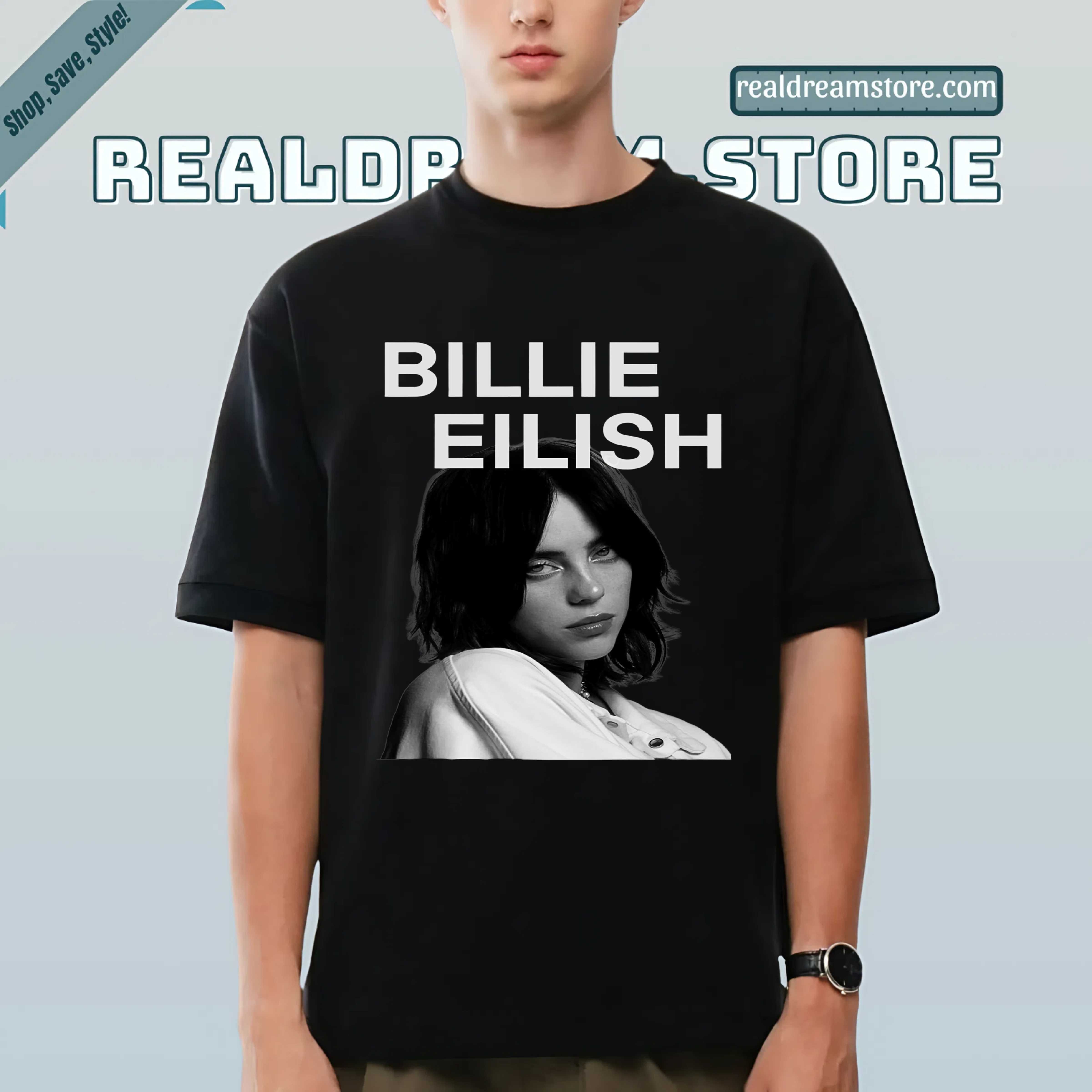 Billie Eilish Minimalist Tee - Official Billie Eilish Tshirt Billie Eilish Minimalist Tee - Official Billie Eilish Tshirt