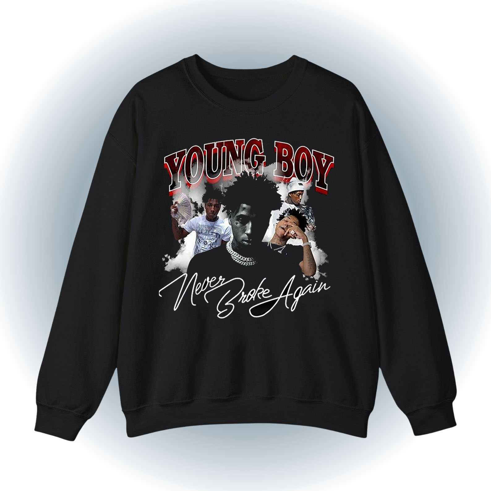 Youngboy Never Broke Sweatshirt - Vintage Script Crewneck