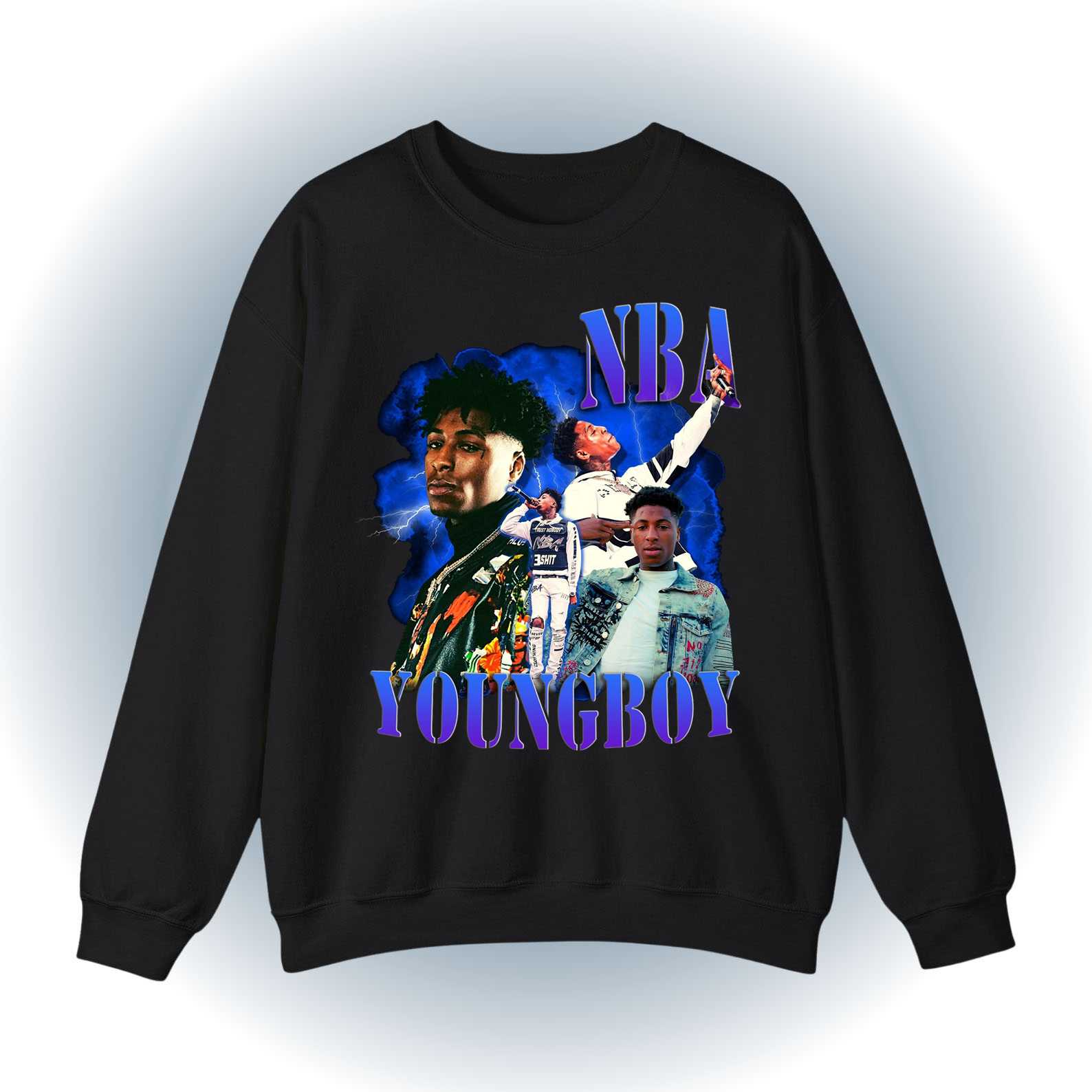 Youngboy Nba Vibes Retro - Bootleg Tribute Sweatshirt