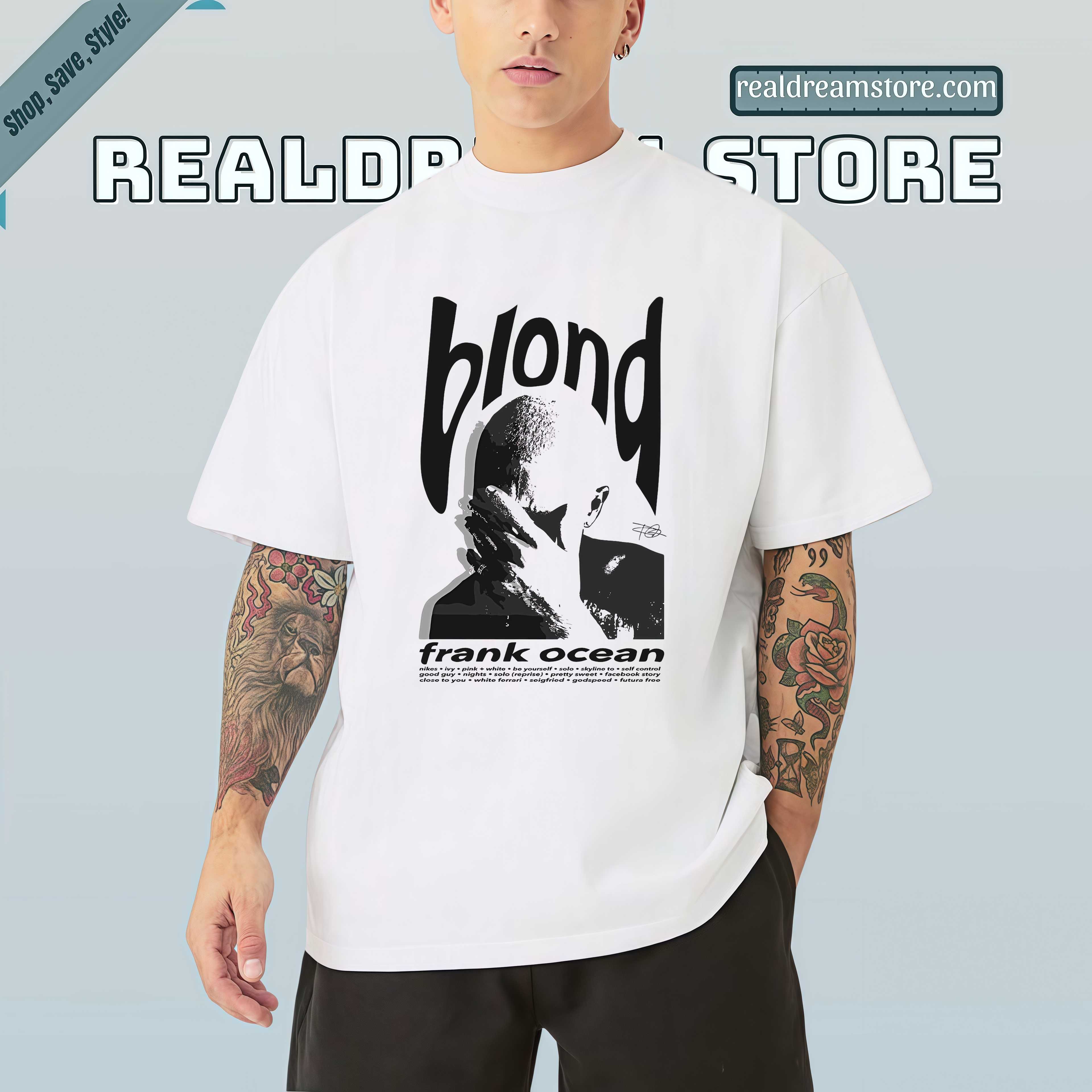 Frank Ocean Blond Tee - Frank Ocean Broken Silence Tshirt Frank Ocean Blond Tee - Frank Ocean Broken Silence Tshirt