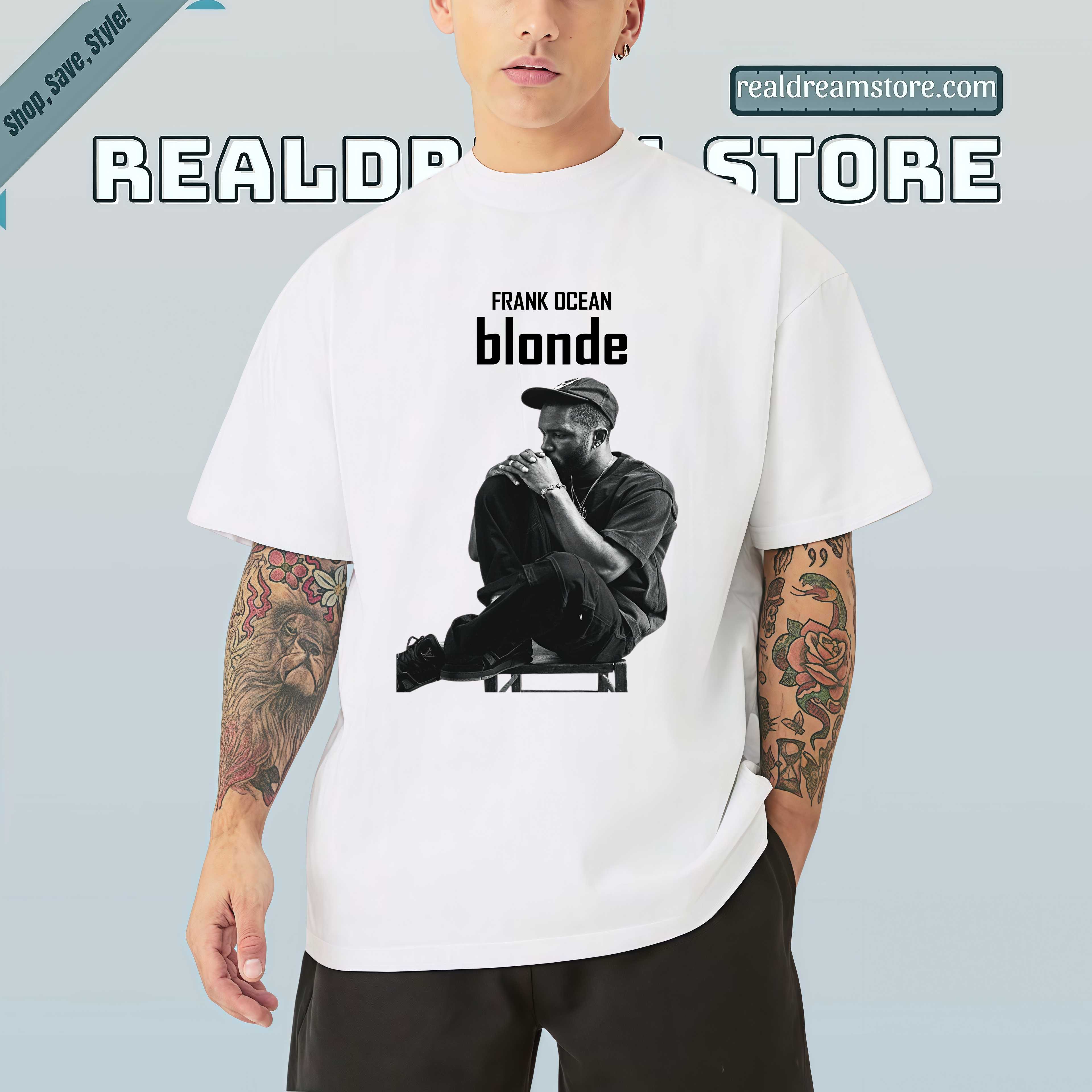 Frank Ocean Seated Soul Tee Frank Ocean - Tribute Visual Tshirt Frank Ocean Seated Soul Tee Frank Ocean - Tribute Visual Tshirt