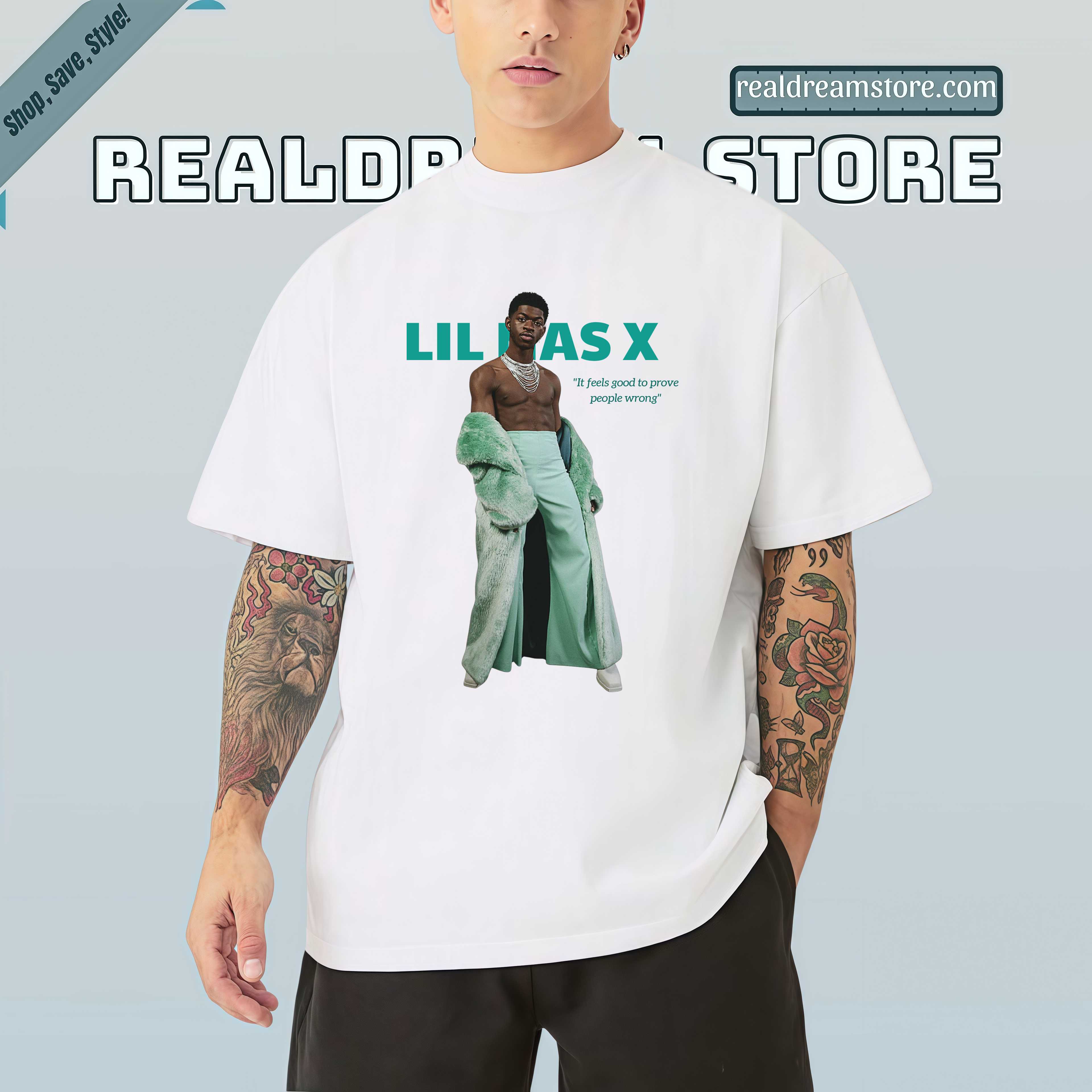 Lil Nas X Statement Tee Lil Nas X It Feels Good Tshirt 1 Lil Nas X Statement Tee Lil Nas X It Feels Good Tshirt 1