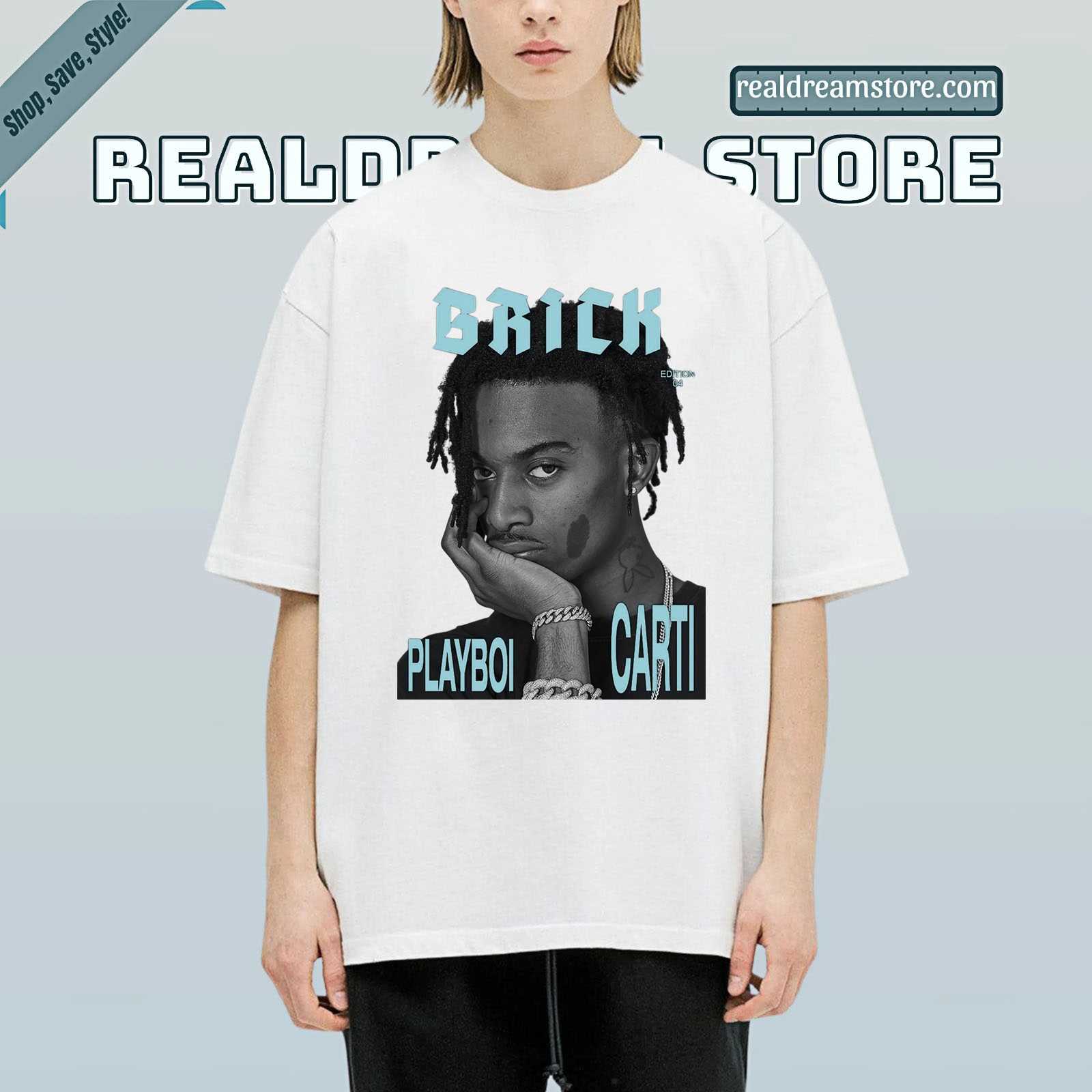 Playboi Carti Brick Tee - Playboi Carti Classic Tshirt Playboi Carti Brick Tee - Playboi Carti Classic Tshirt