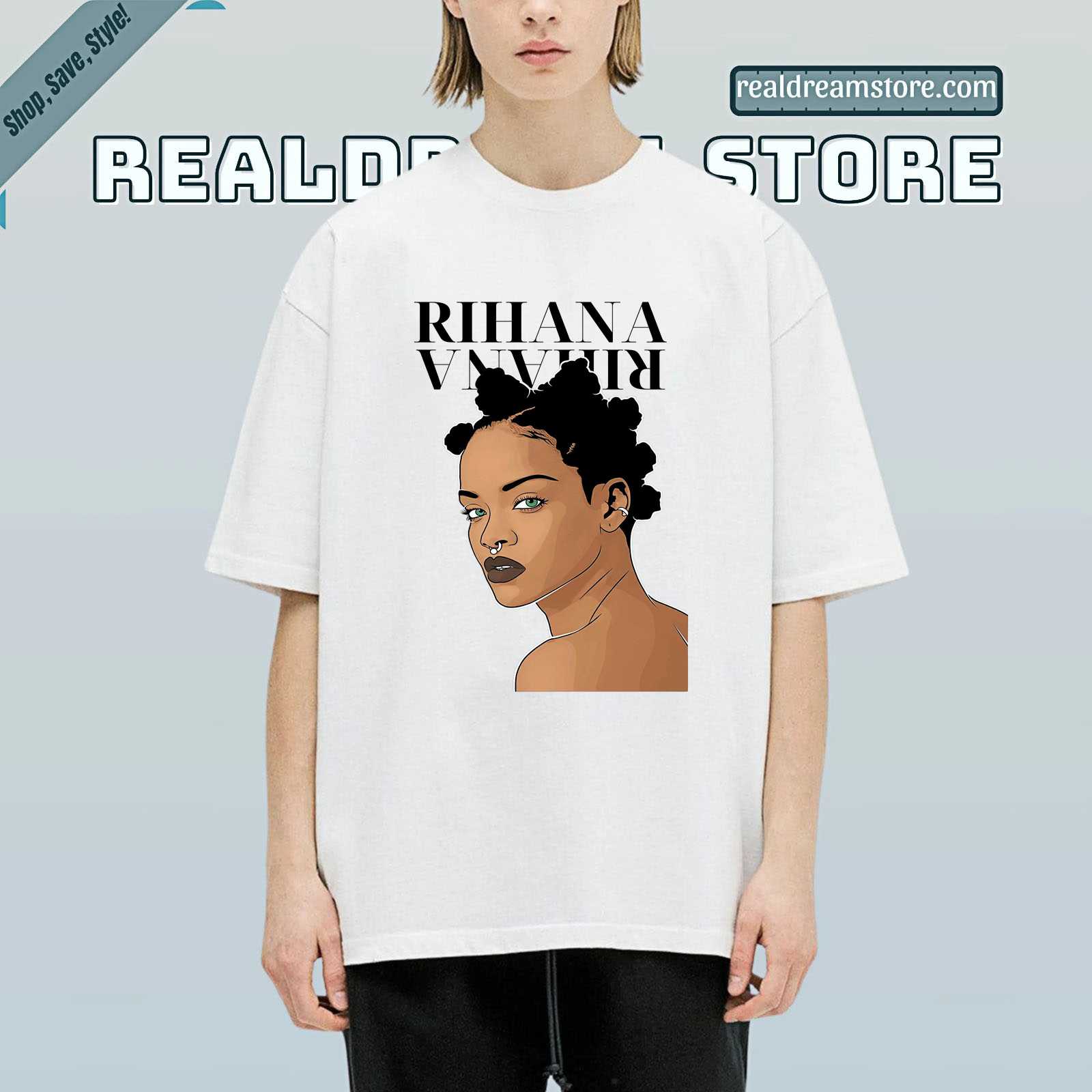 Rihanna Bold Beauty Tee - Rihanna Queen Vibes Tshirt