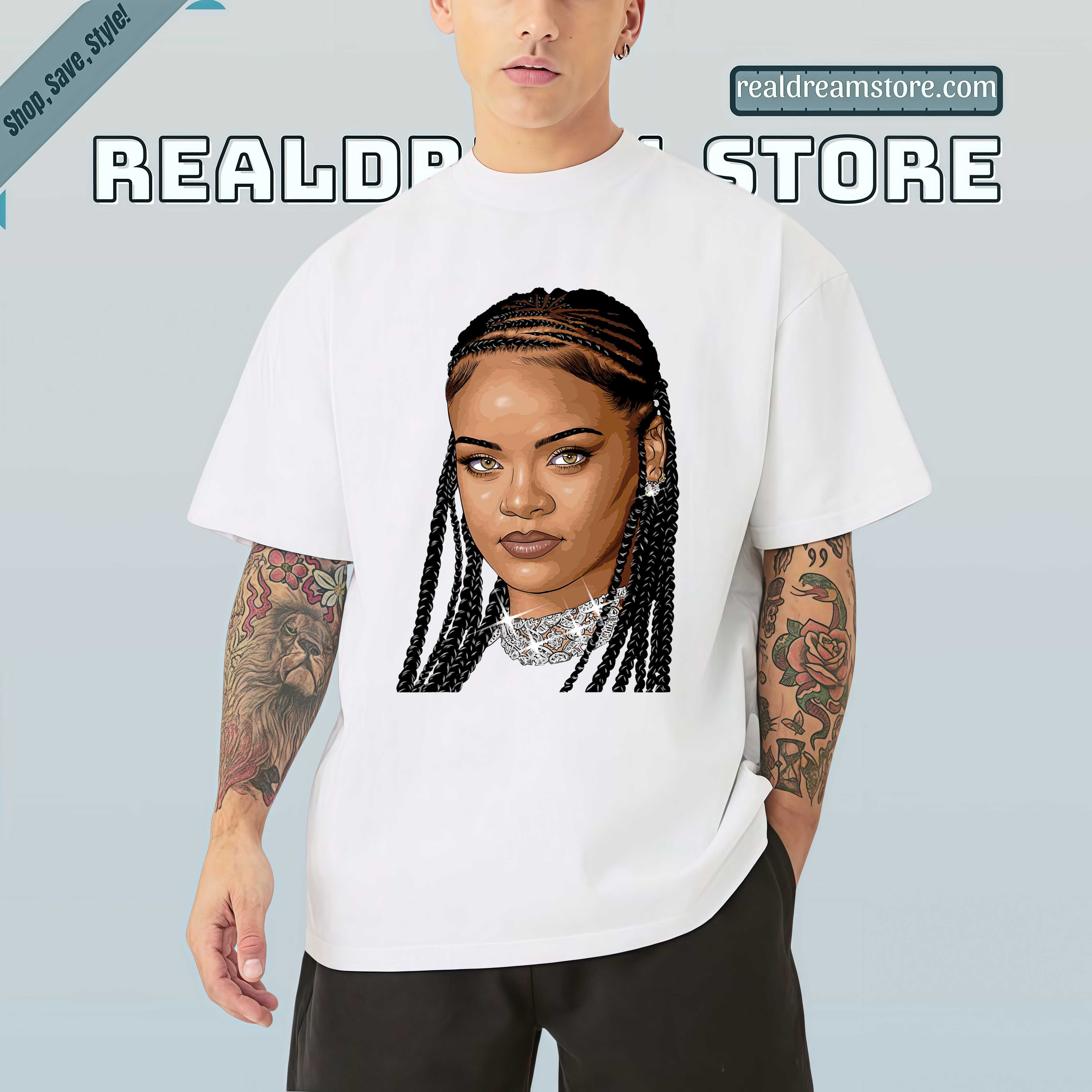 Rihanna Diamond Queen Tee - Rihanna Radiant Style Tshirt
