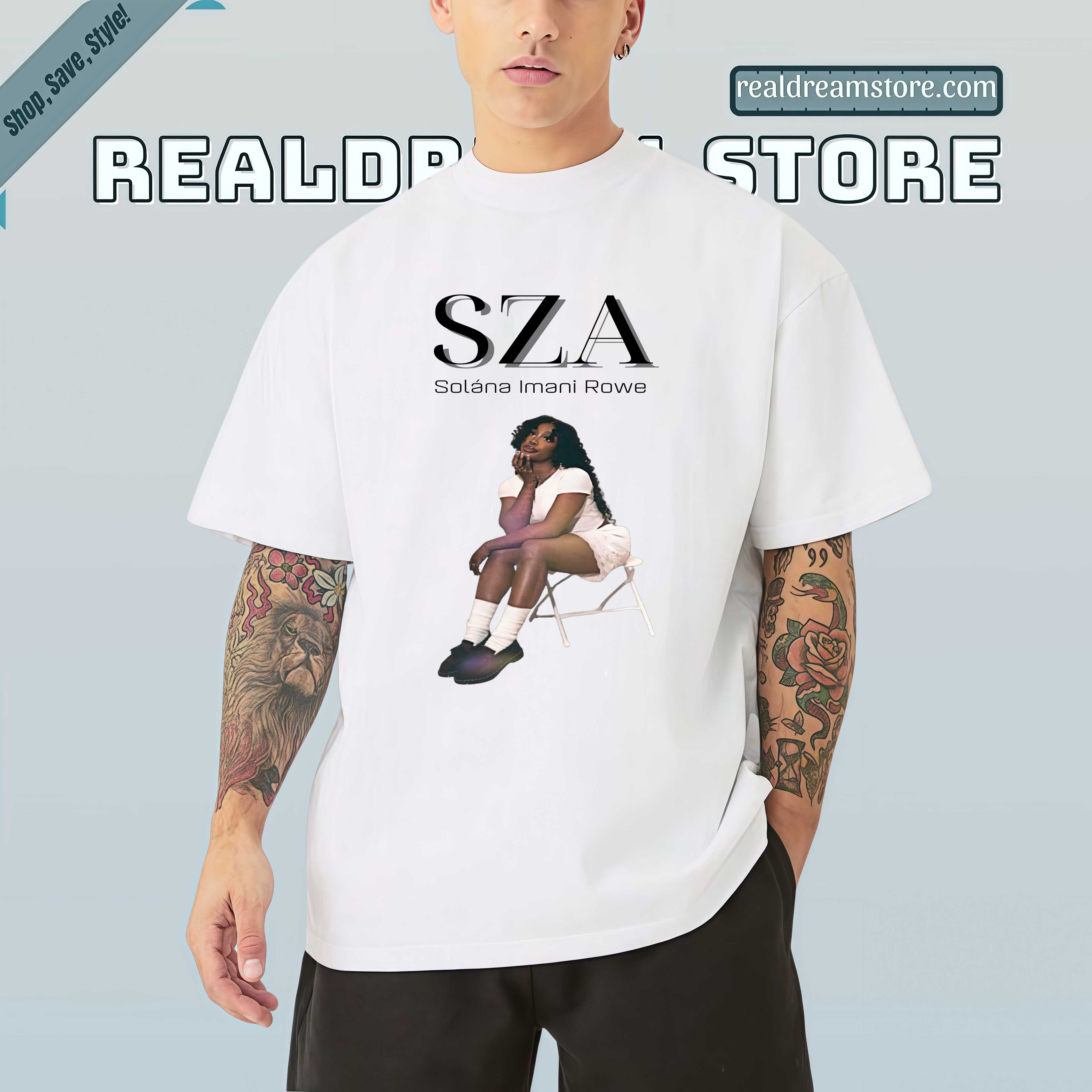 Sza Soft Glow Tee - Vintage Inspired Tshirt For Fan