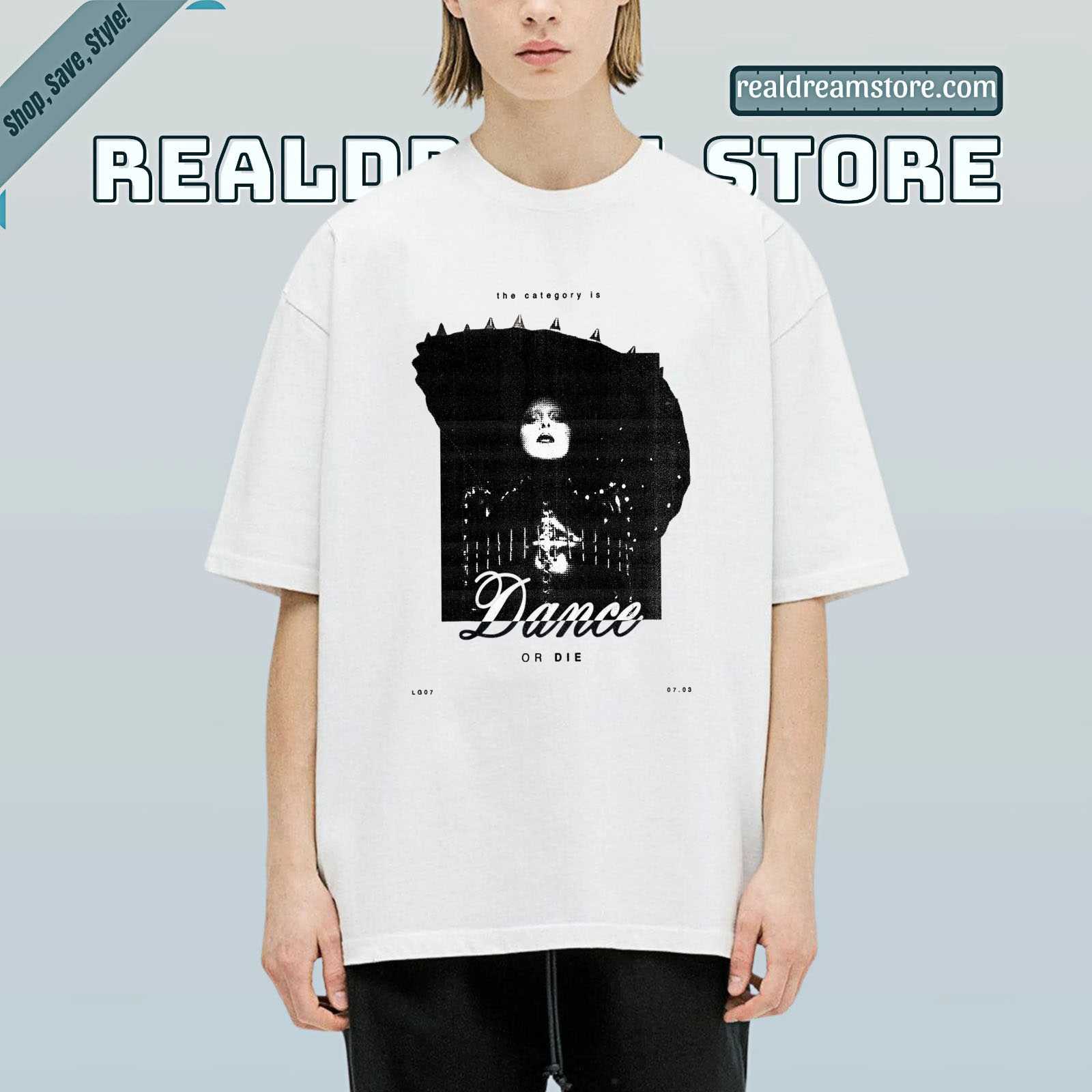 Dance Or Die Statement Tee - Inspired By Gaga Performance Tshirt Dance Or Die Statement Tee - Inspired By Gaga Performance Tshirt