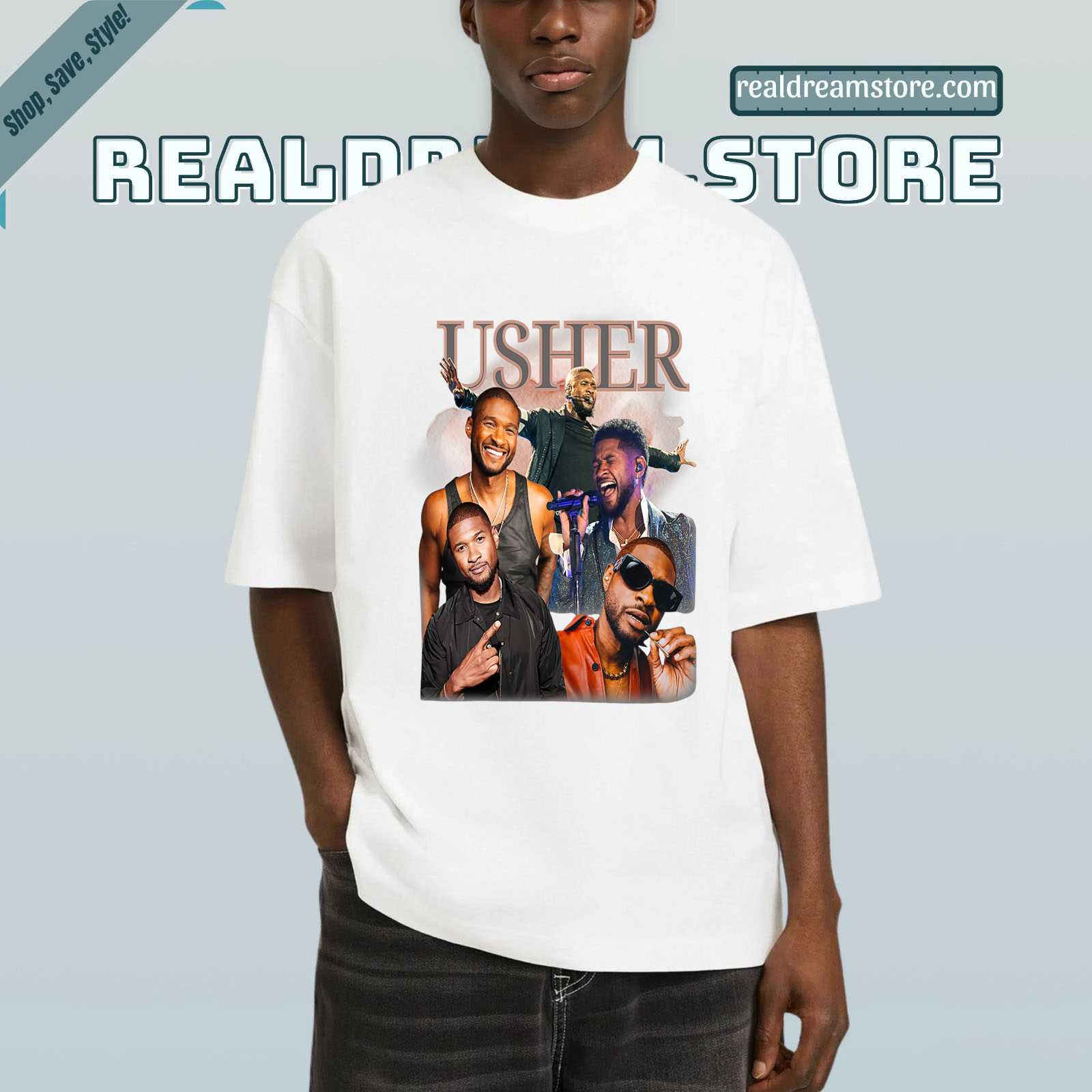 Usher Live Icon Moments Tee - Official Usher Concert Tshirt