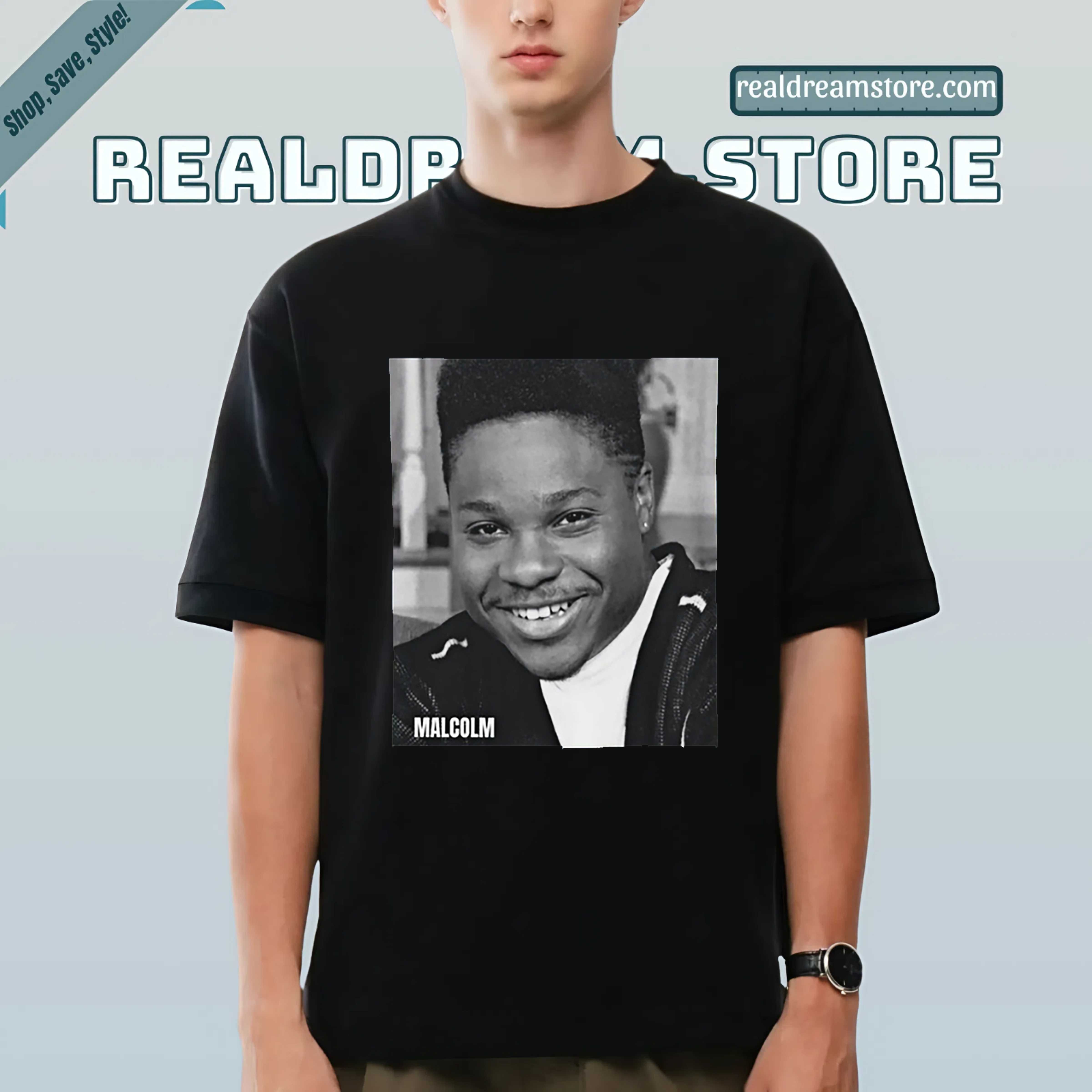 Malcolm Jamal Warner Tribute Tshirt - Garment Dyed Shirt Malcolm Jamal Warner Tribute Tshirt - Garment Dyed Shirt