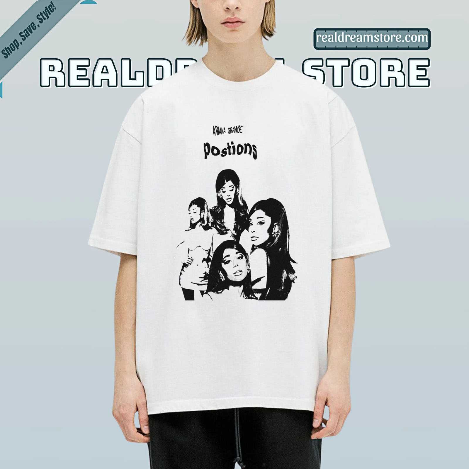 Positions Noir Tee - Ariana Grande Shadow Edition Positions Noir Tee - Ariana Grande Shadow Edition