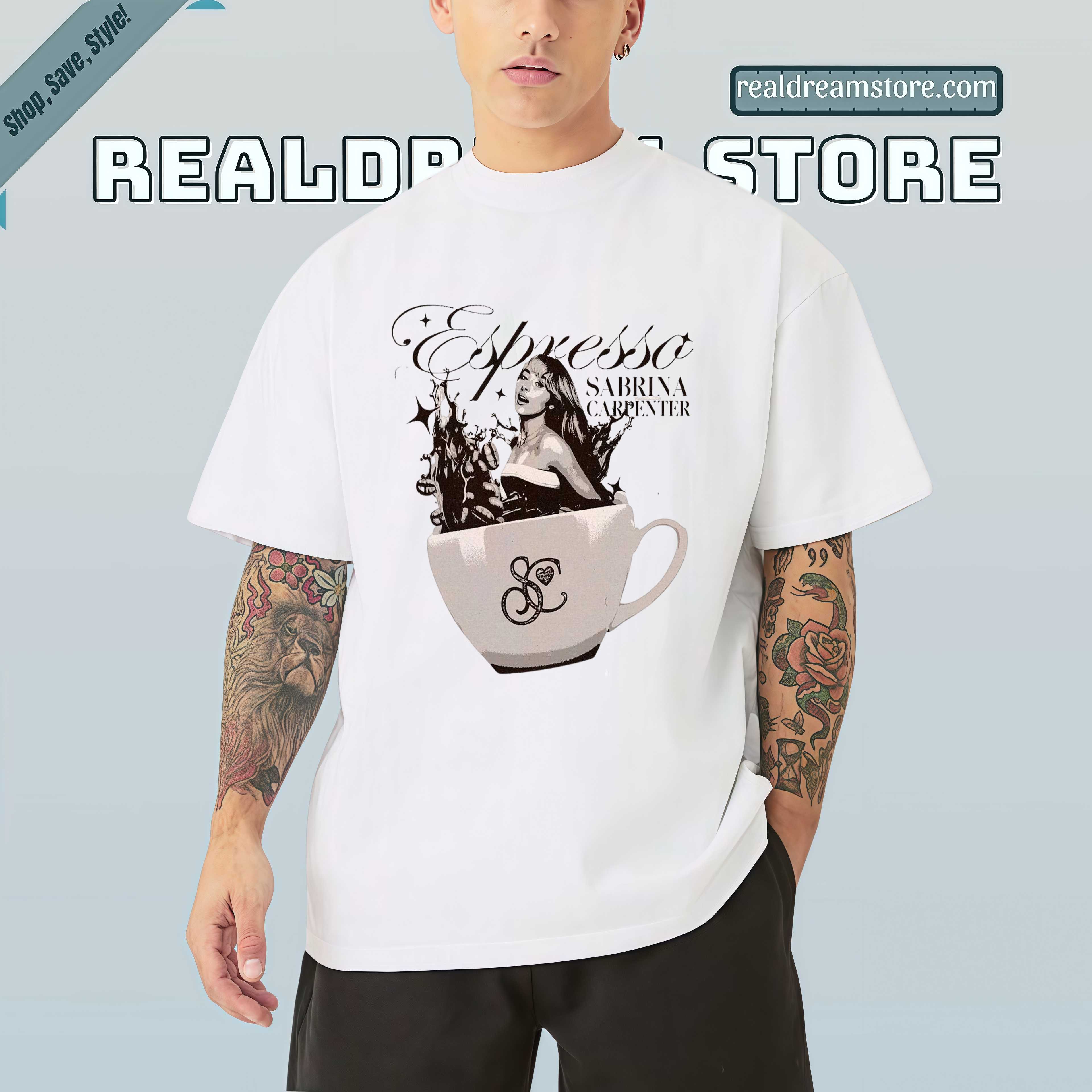 Sabrina Carpenter Espresso Tee - Sweet & Bold Fan Edition Sabrina Carpenter Espresso Tee - Sweet & Bold Fan Edition