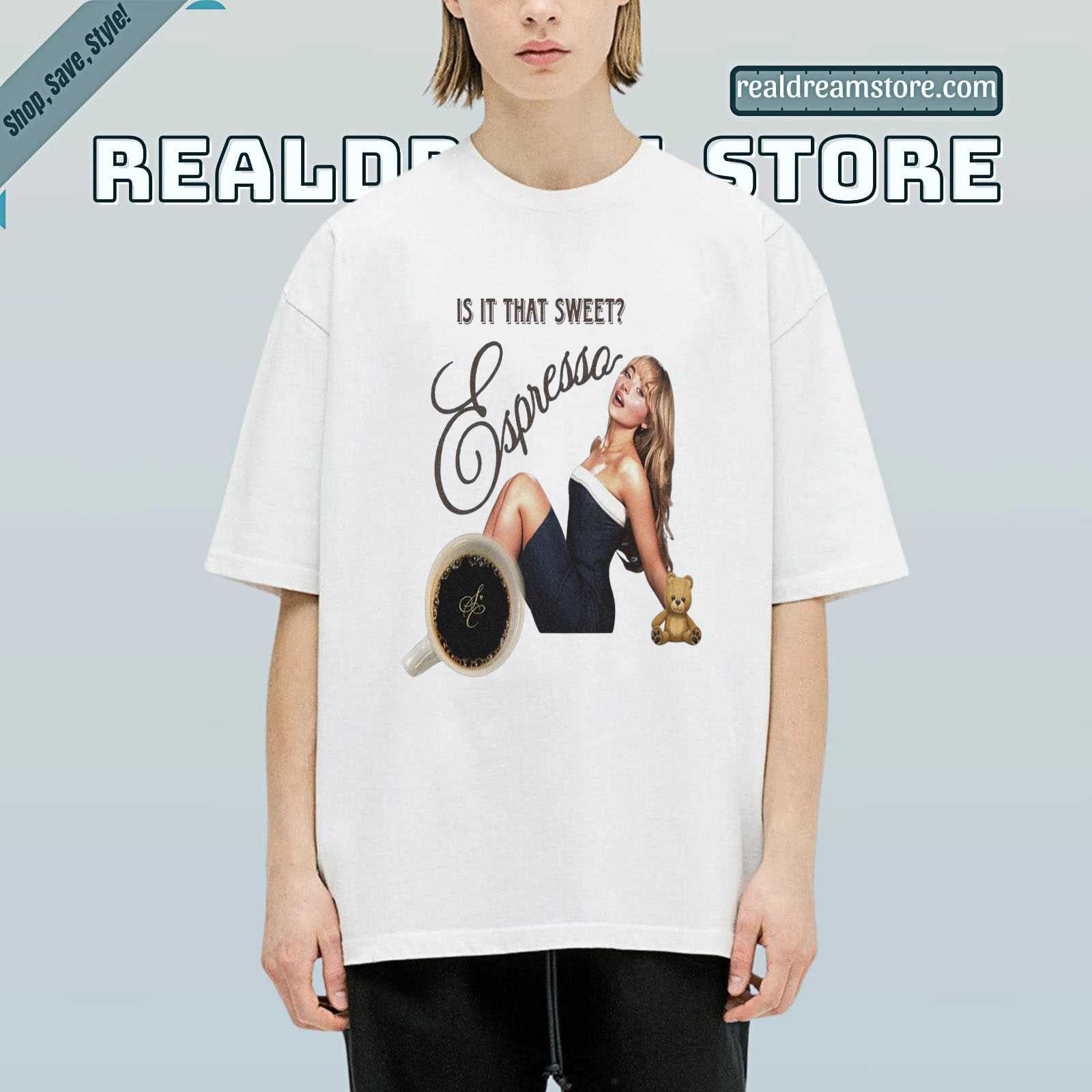 Sabrina Carpenter Sweet Espresso Tee - Retro Pop Coffee Vibes Shirt Sabrina Carpenter Sweet Espresso Tee - Retro Pop Coffee Vibes Shirt