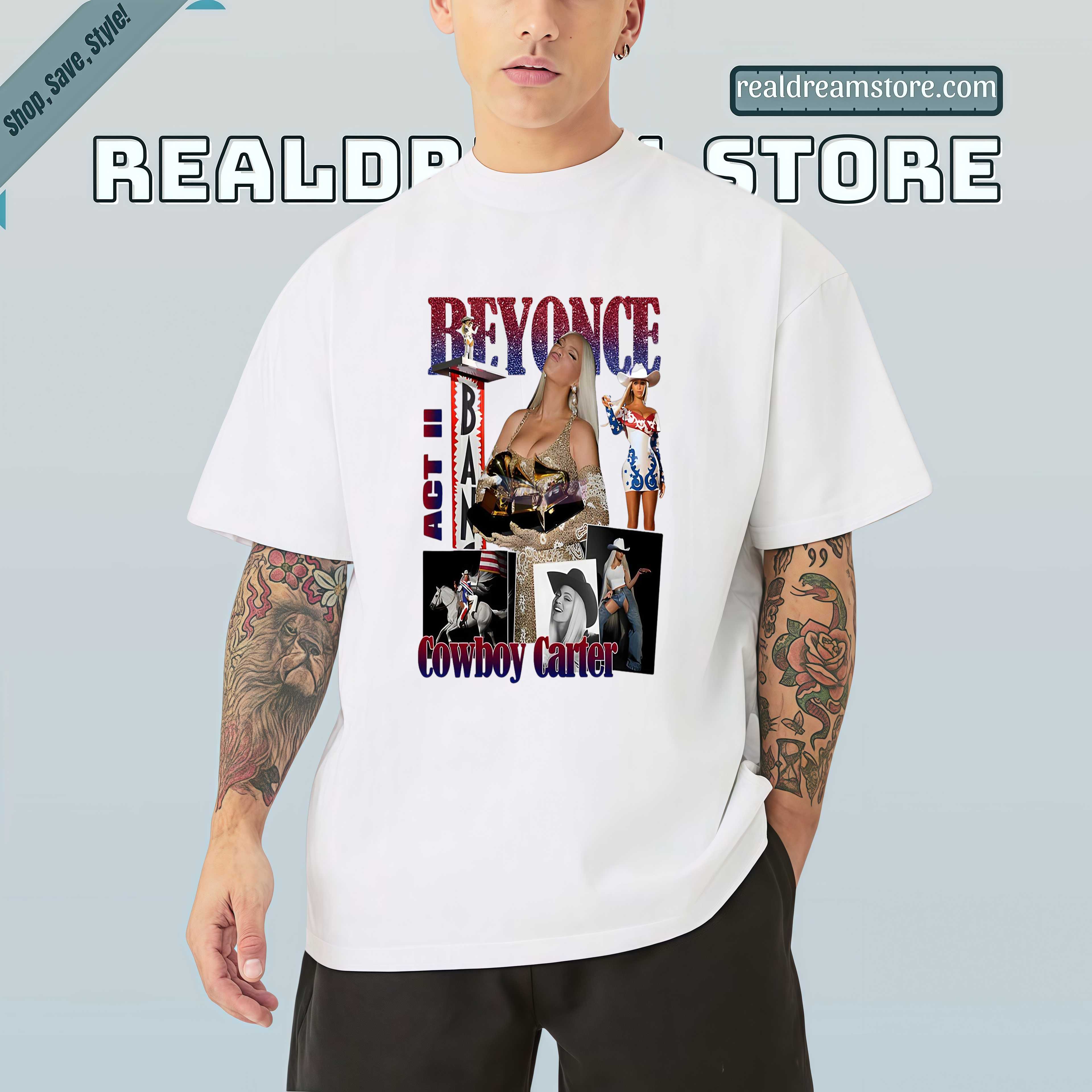 Beyoncé Grammy Cowboy Tee - Act I Cowboy Queen Tshirt Beyoncé Grammy Cowboy Tee - Act I Cowboy Queen Tshirt