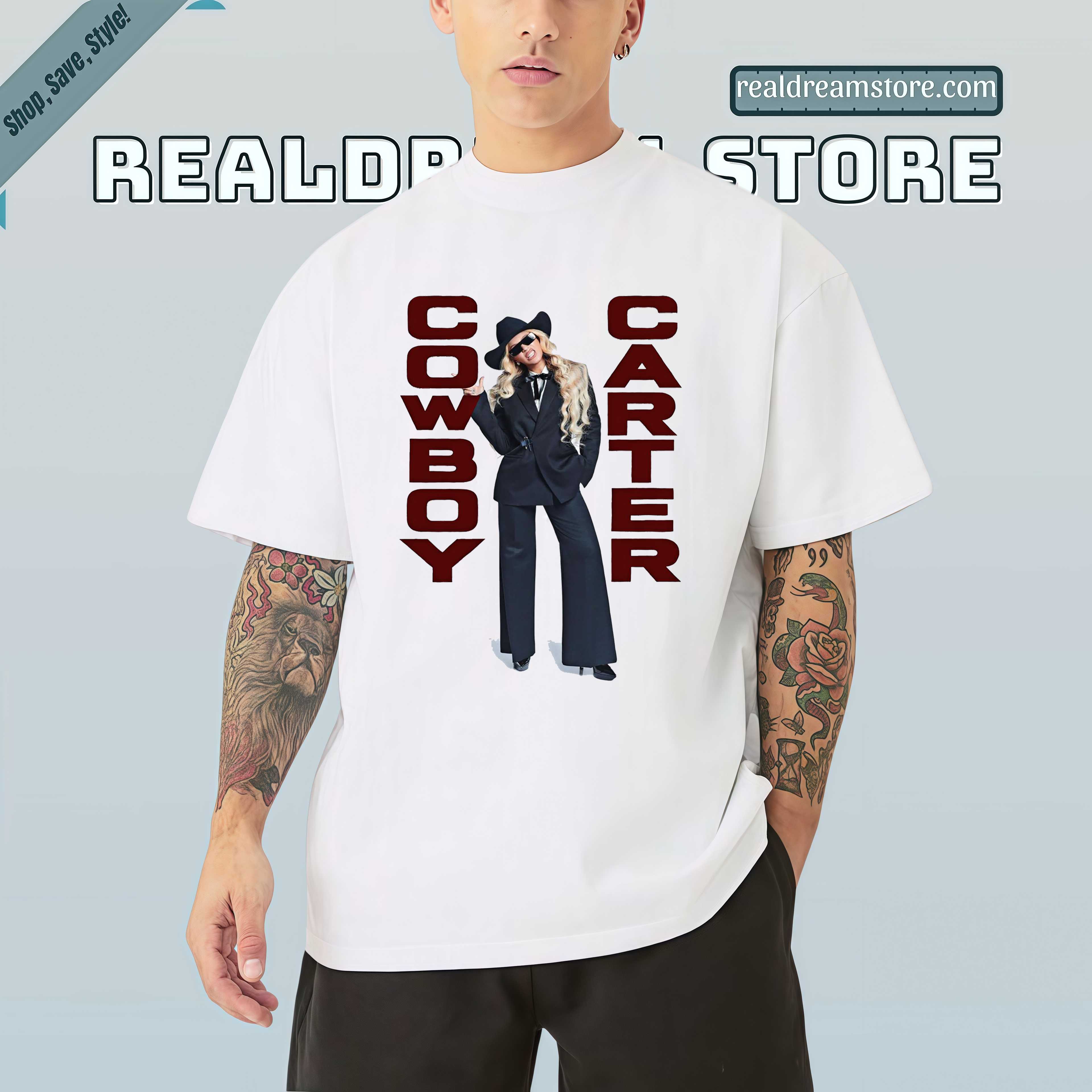 Cowboy Carter Attitude Tee - Beyoncé Western Icon Drop Cowboy Carter Attitude Tee - Beyoncé Western Icon Drop