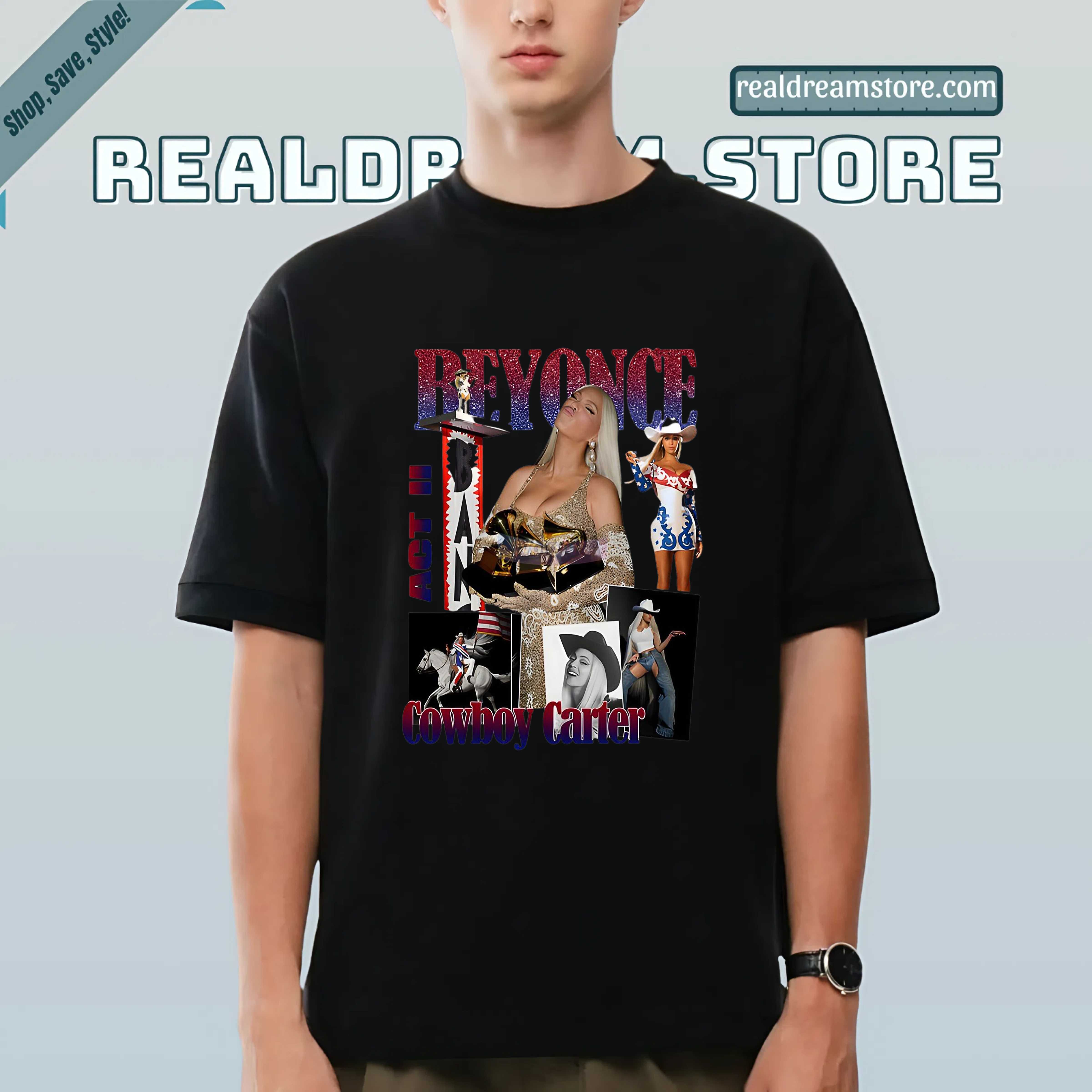 Beyoncé Grammy Cowboy Tee - Act I Cowboy Queen Dark Color Tshirt Beyoncé Grammy Cowboy Tee - Act I Cowboy Queen Dark Color Tshirt