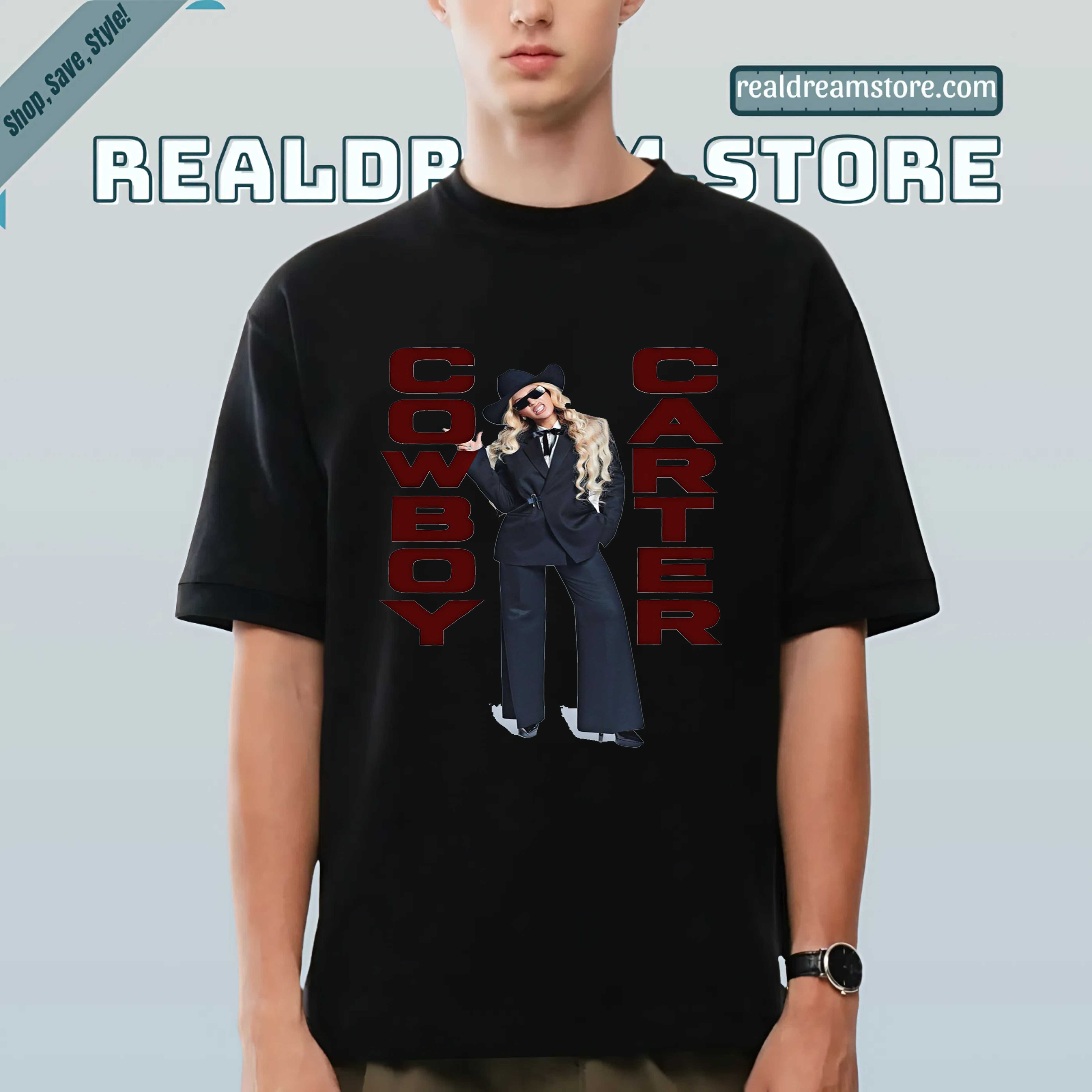 Cowboy Carter Attitude Tee - Beyoncé Western Icon Drop Dark Color Tshirt Cowboy Carter Attitude Tee - Beyoncé Western Icon Drop Dark Color Tshirt