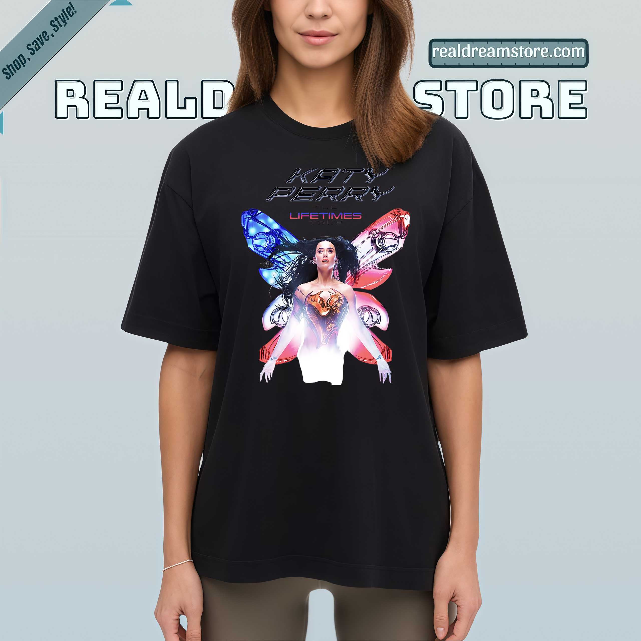 Katy Perry The Lifetimes Tour Tee - Futuristic Fantasy Pop Diva Fan Shirt Katy Perry The Lifetimes Tour Tee - Futuristic Fantasy Pop Diva Fan Shirt