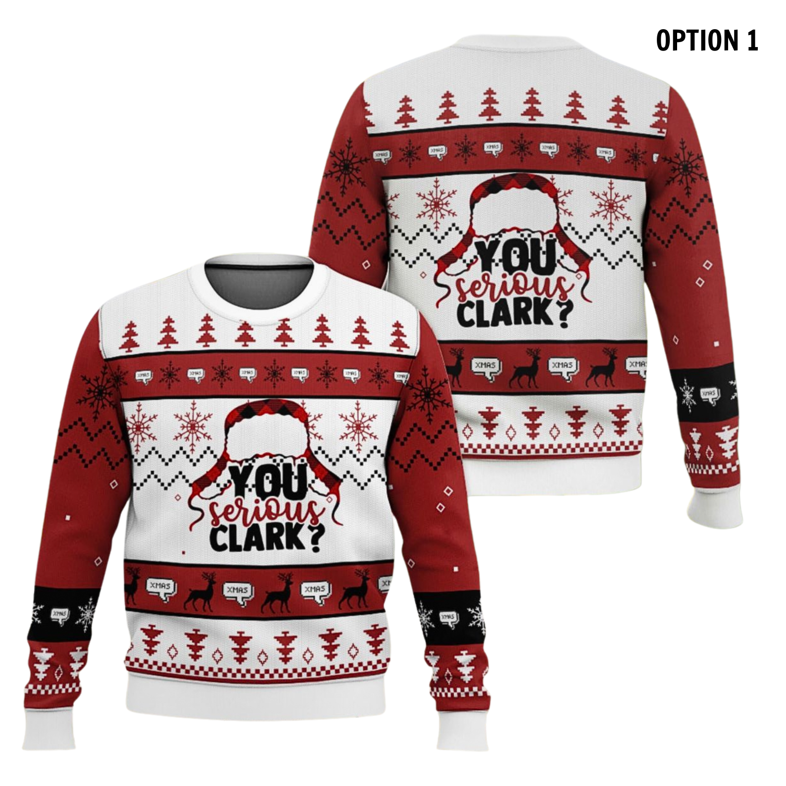 Griswold Family Quote - Serious Clark Christmas Sweater