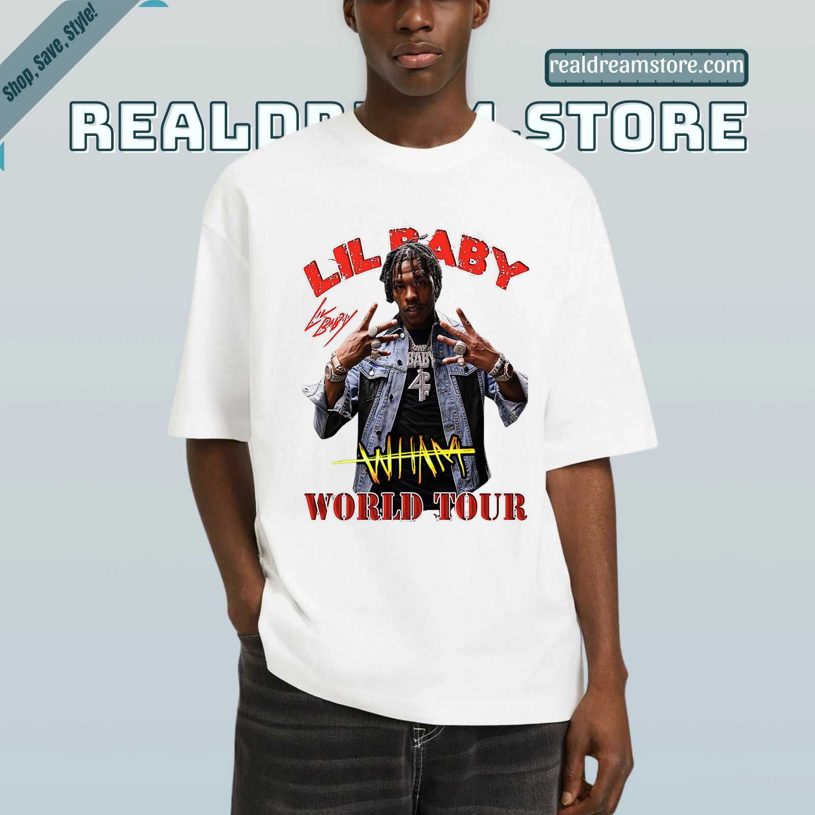 Lil Baby Wham World Tour Graphic Tee - Vintage Rap Concert Fan Shirt Lil Baby Wham World Tour Graphic Tee - Vintage Rap Concert Fan Shirt