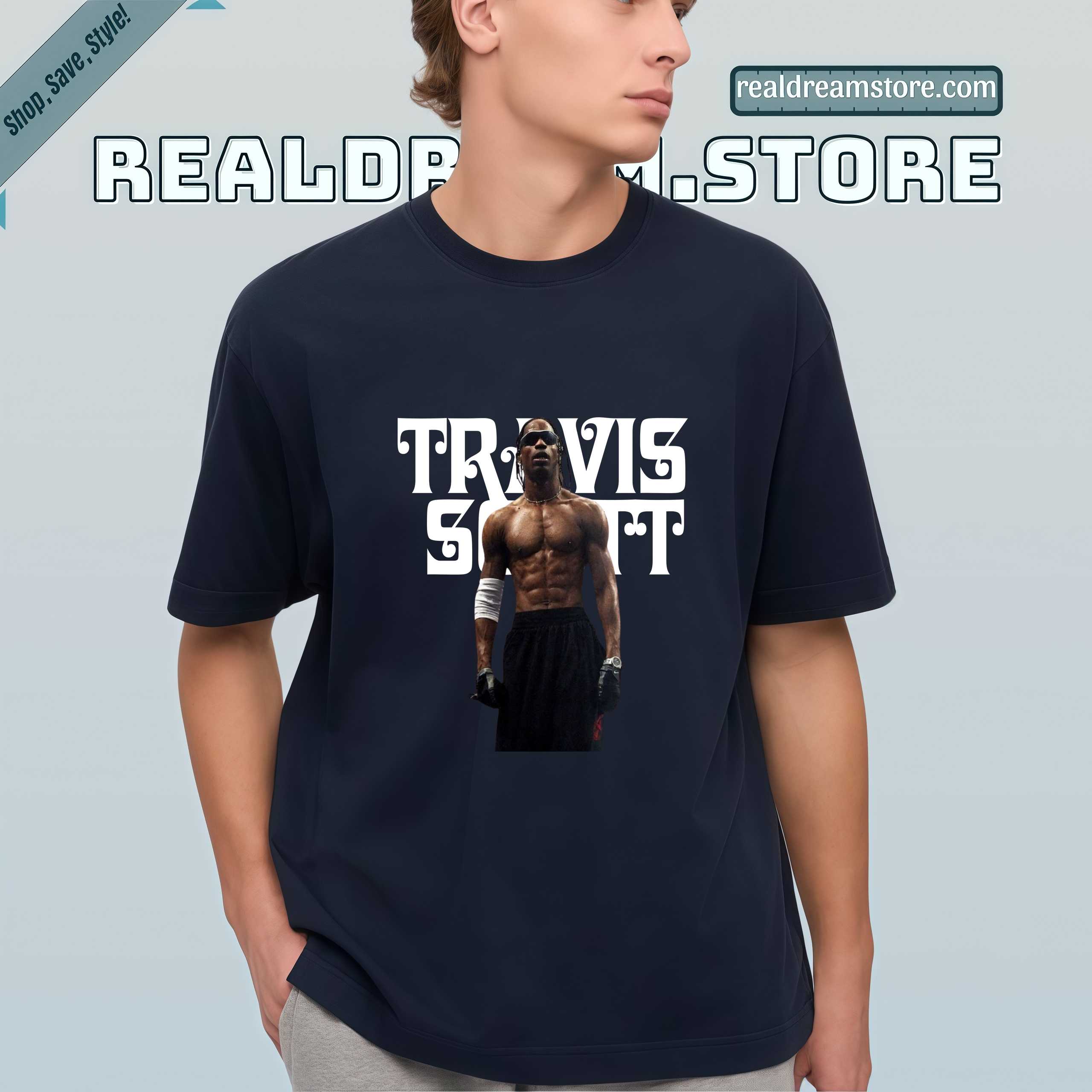Travis Scott Fighter Mode Graphic Tee - Bold Muscular Icon Hip Hop Shirt Travis Scott Fighter Mode Graphic Tee - Bold Muscular Icon Hip Hop Shirt