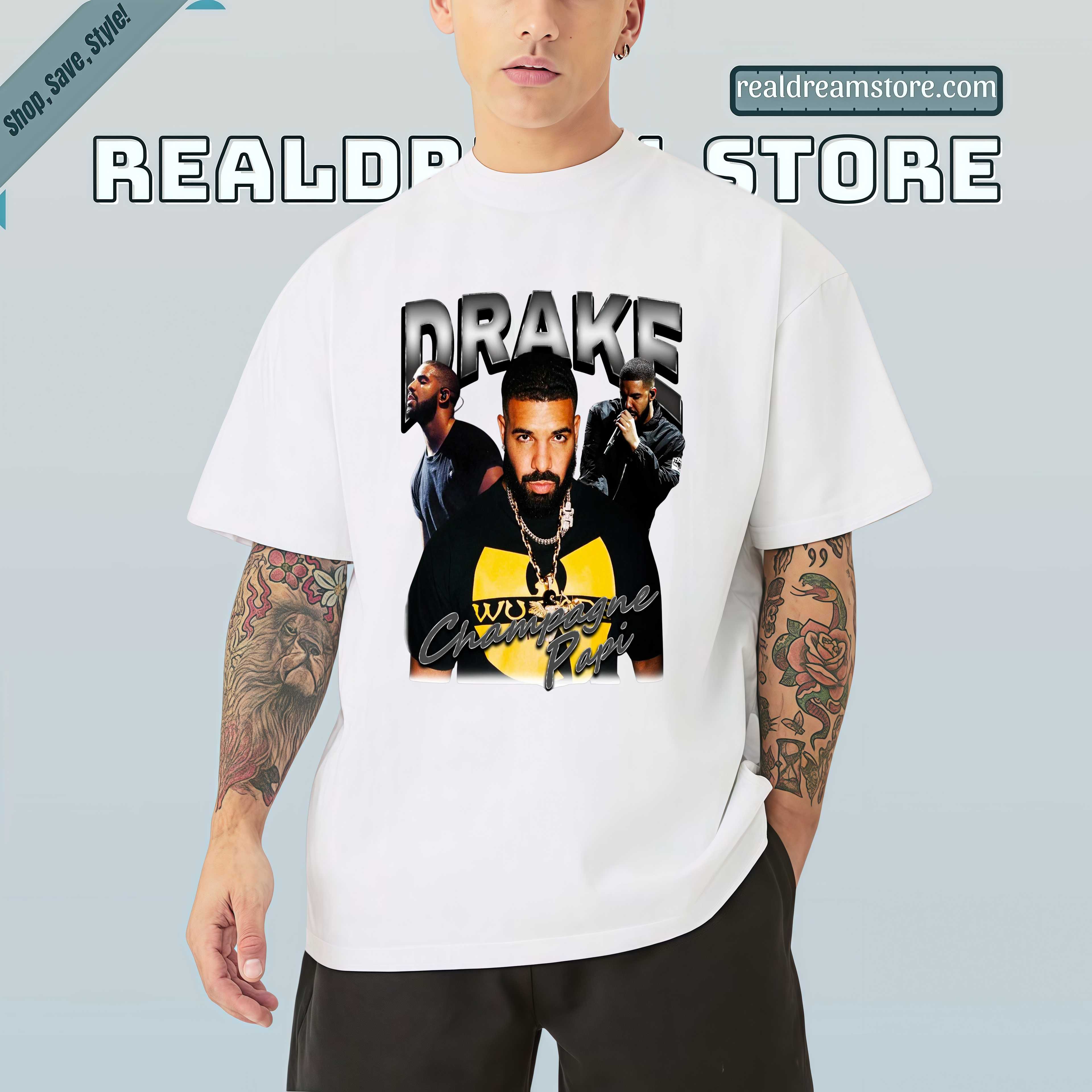 Drake Hip Hop Icon Tee - Drake Streetwear Concert Shirt