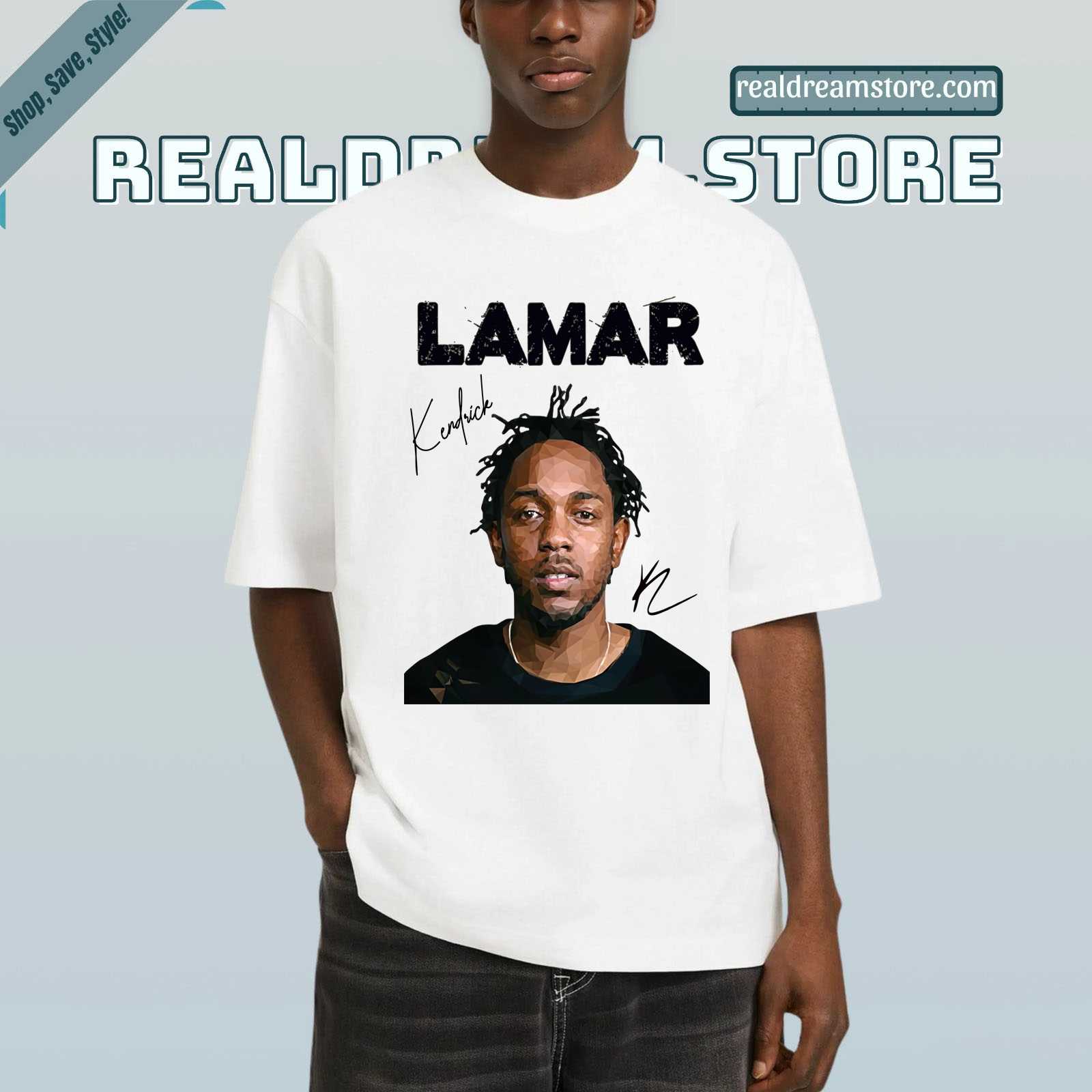 Kendrick Lamar Polygon Art Tee - Kendrick Lamar Graphic Streetwear Shirt Kendrick Lamar Polygon Art Tee - Kendrick Lamar Graphic Streetwear Shirt
