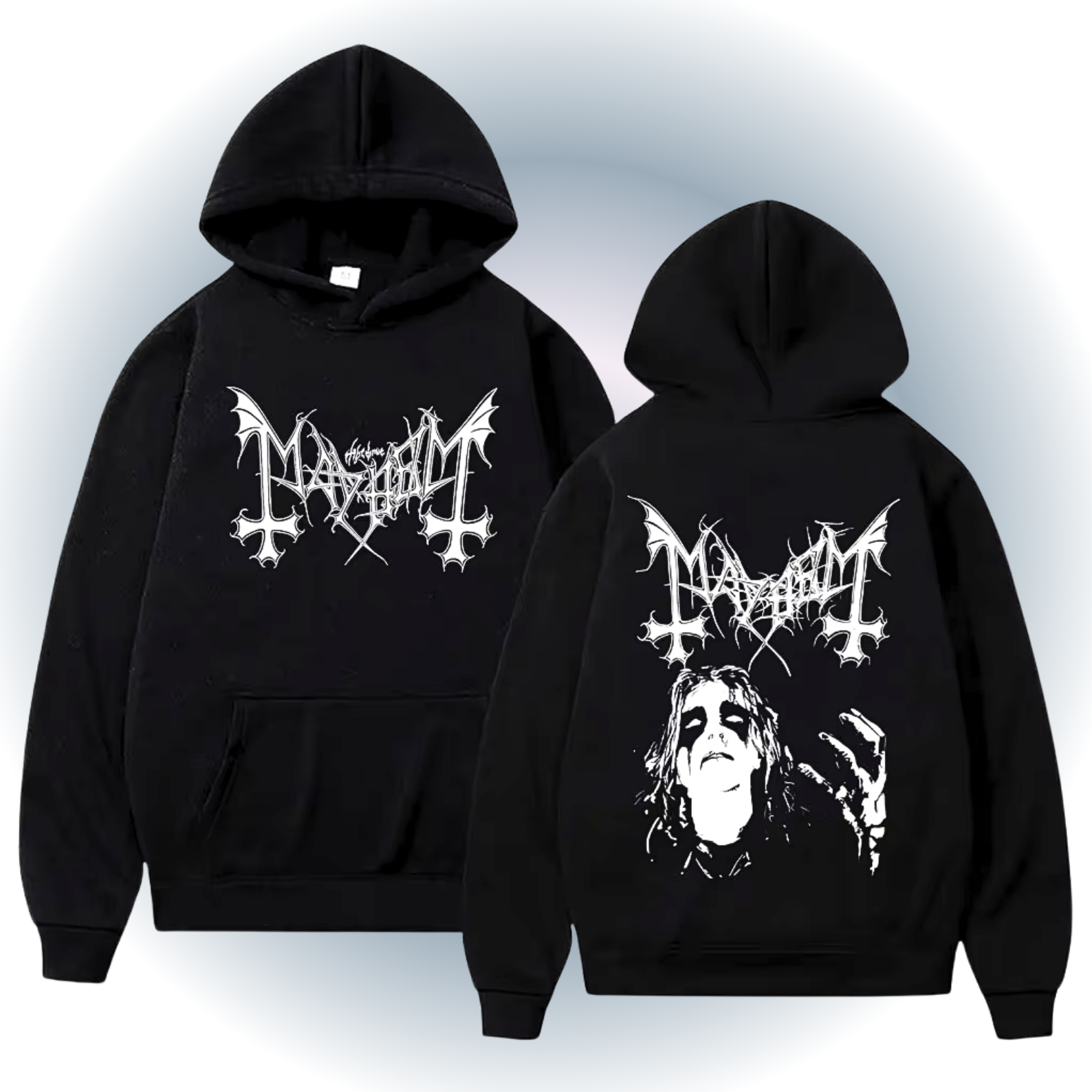 Mayhem Black Metal Hoodie - Heavy Metal Band Merch