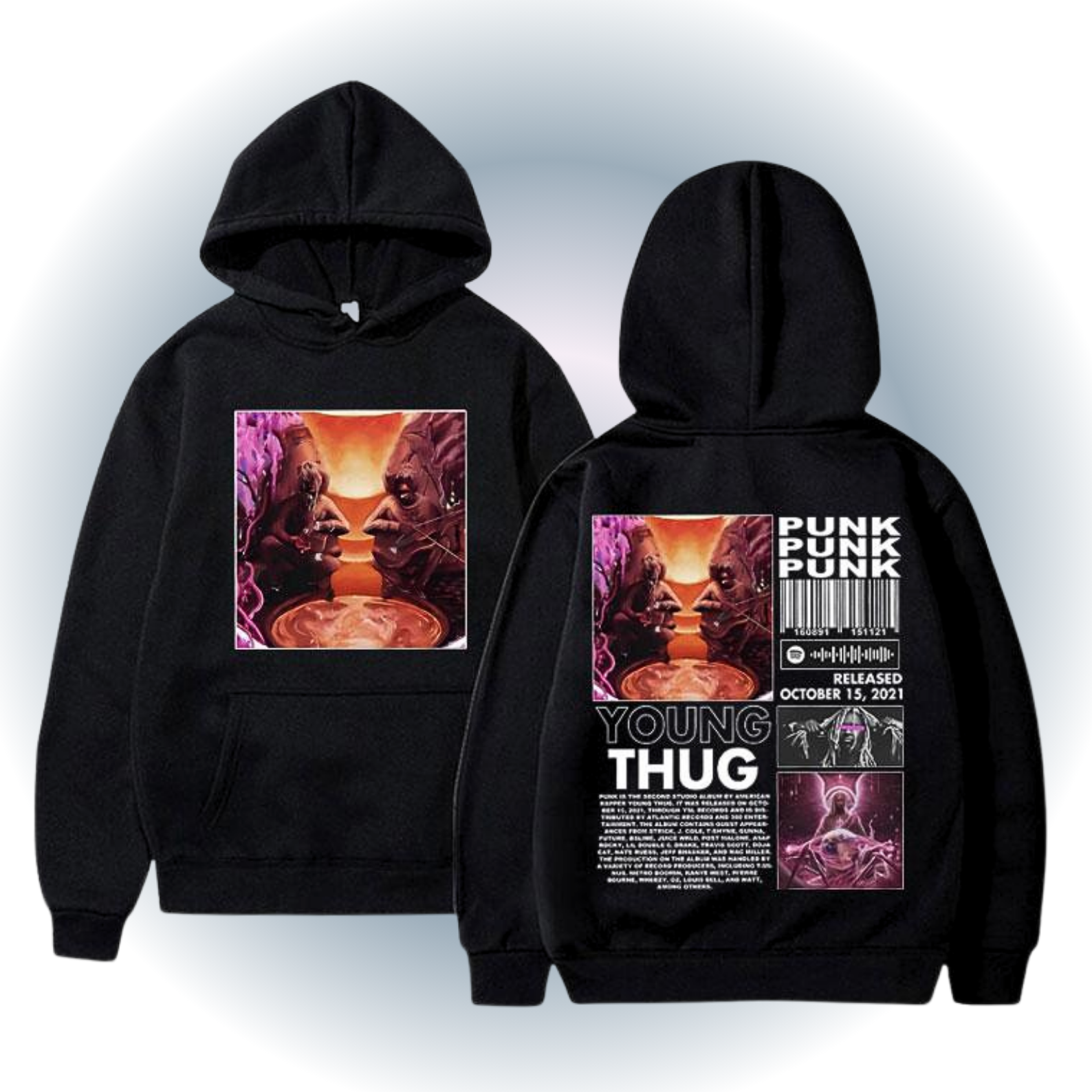 Young Thug Punk Hoodie - Album Merch