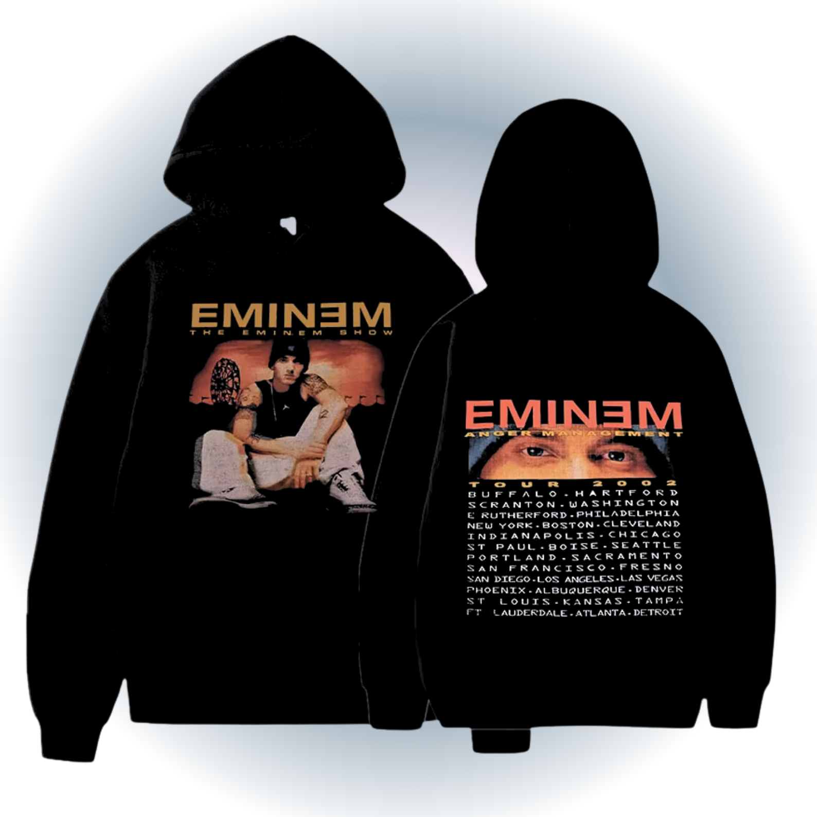 Eminem Anger Management Tour Hoodie - Hip Hop Vintage Merch Eminem Anger Management Tour Hoodie - Hip Hop Vintage Merch