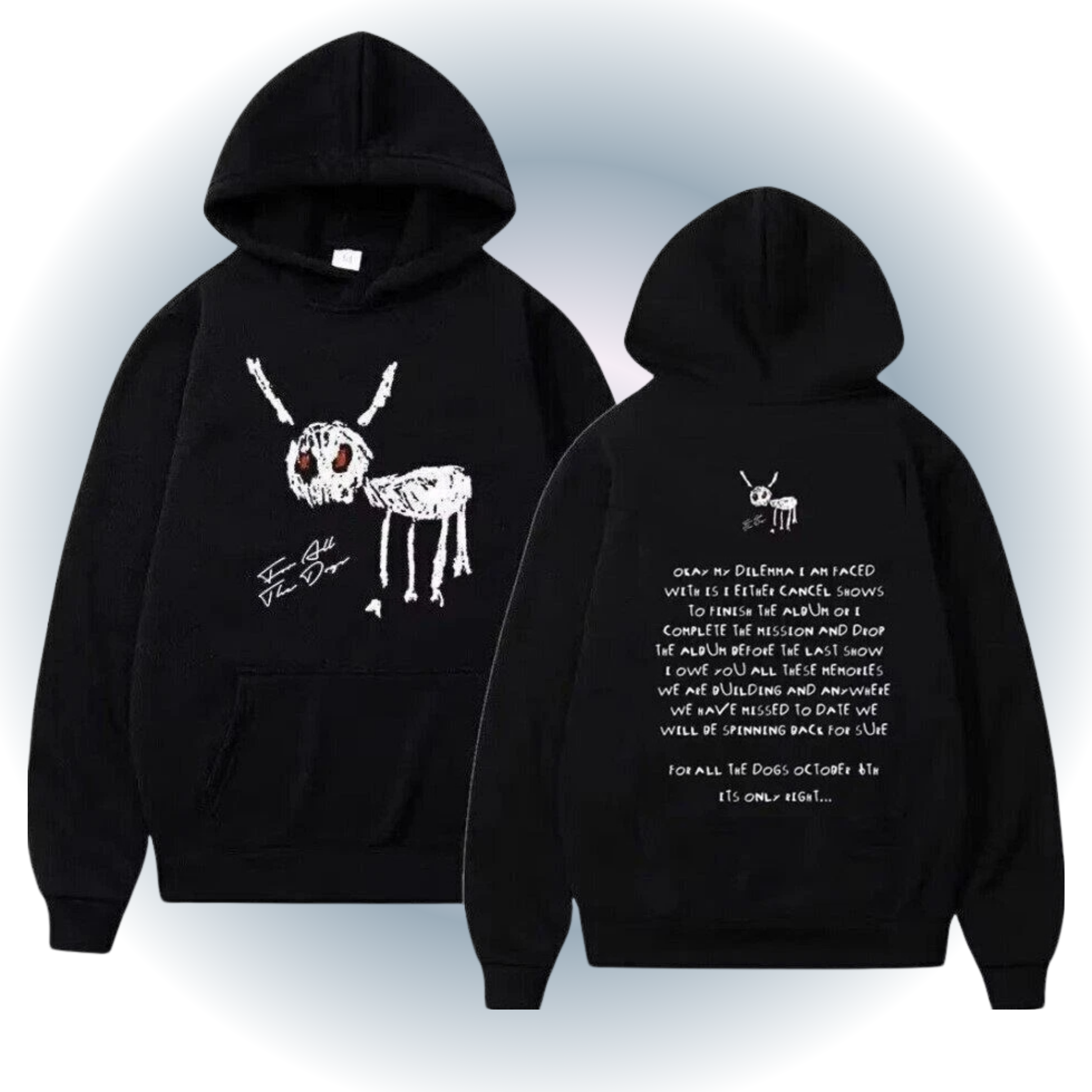 For All The Dogs Drake Hoodie - Hip Hop Streetwear Style