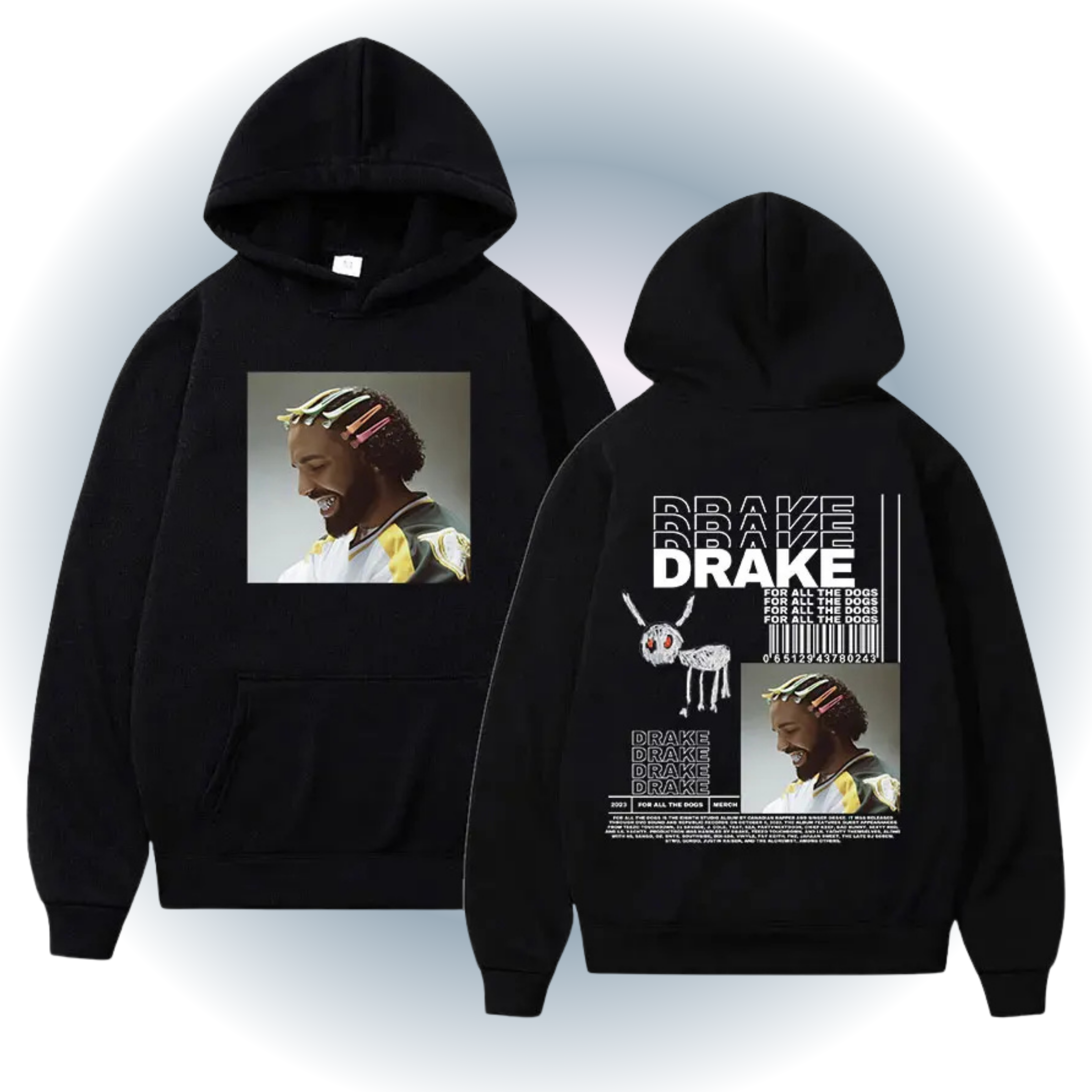 For All The Dogs Drake Hoodie - Album Cover Design For All The Dogs Drake Hoodie - Album Cover Design