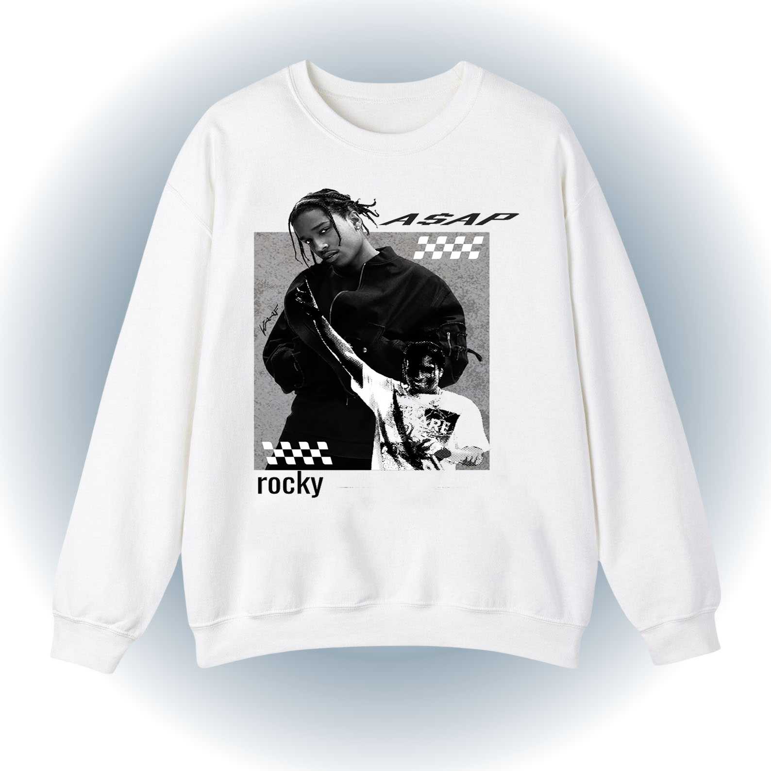 Asap Rocky Sweatshirt – Checkered Flag Sweatshirt