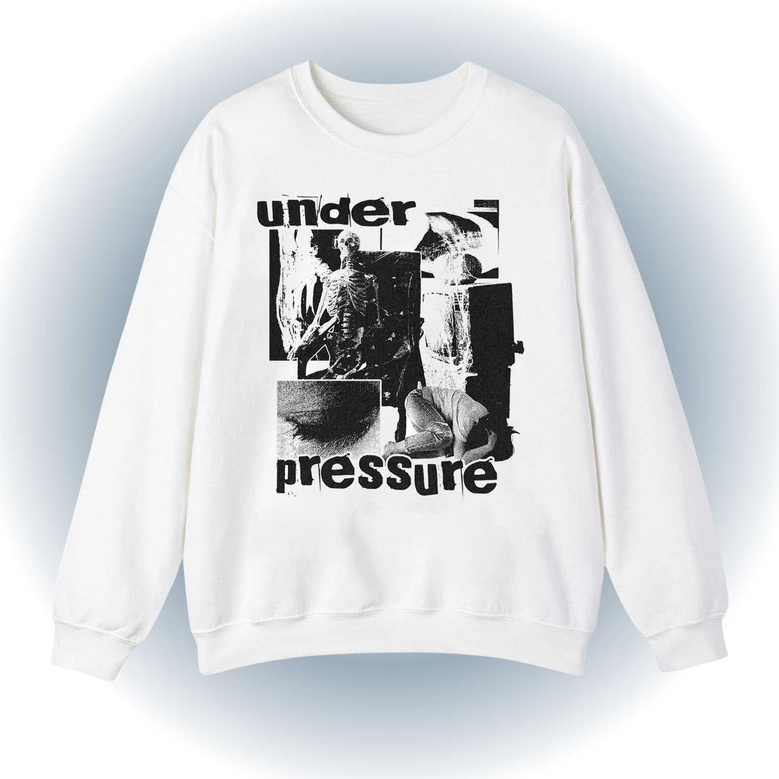 Under Pressure Sweatshirt – Skeleton Grunge Sweatshirt