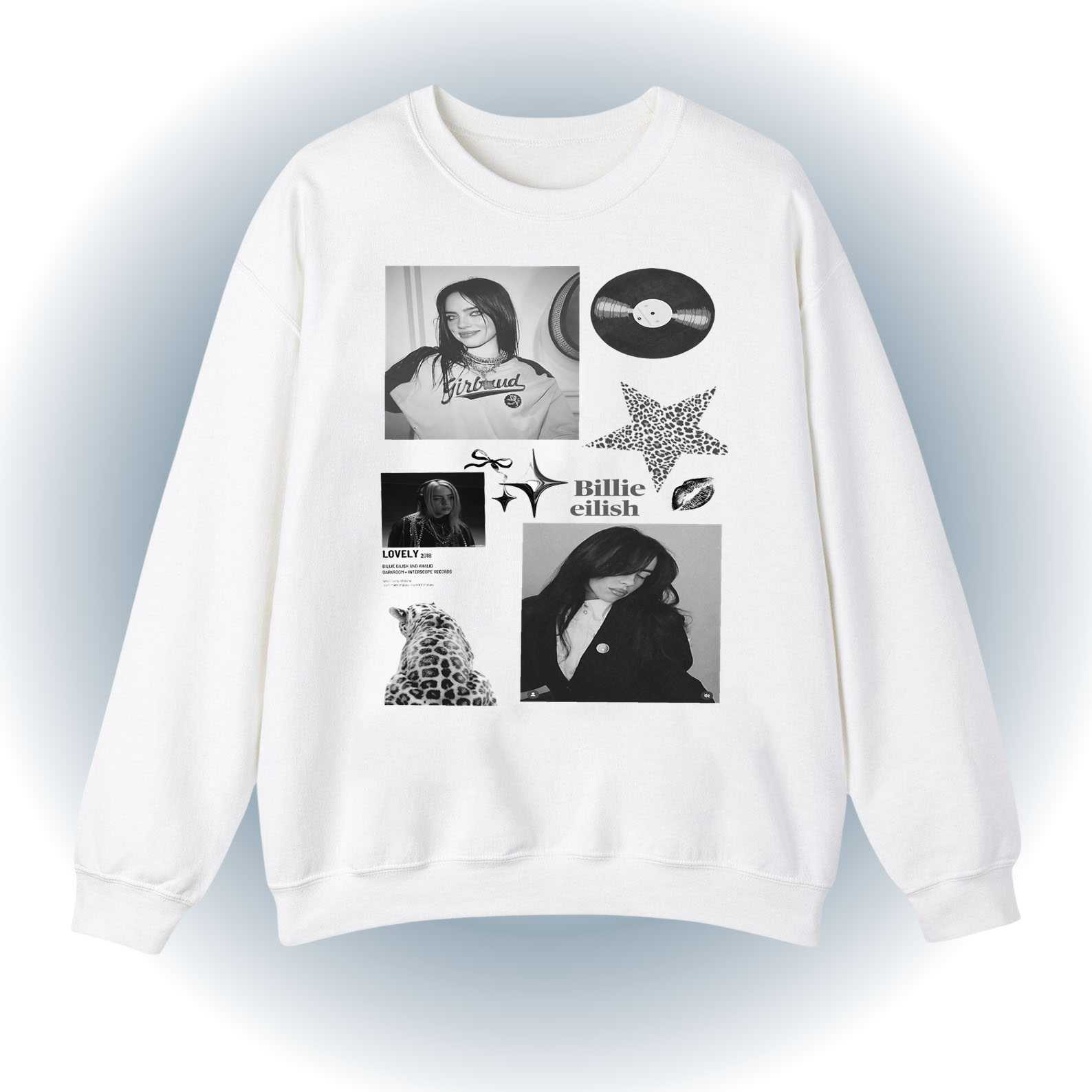 Billie Eilish Sweatshirt – Leopard Star Sweatshirt