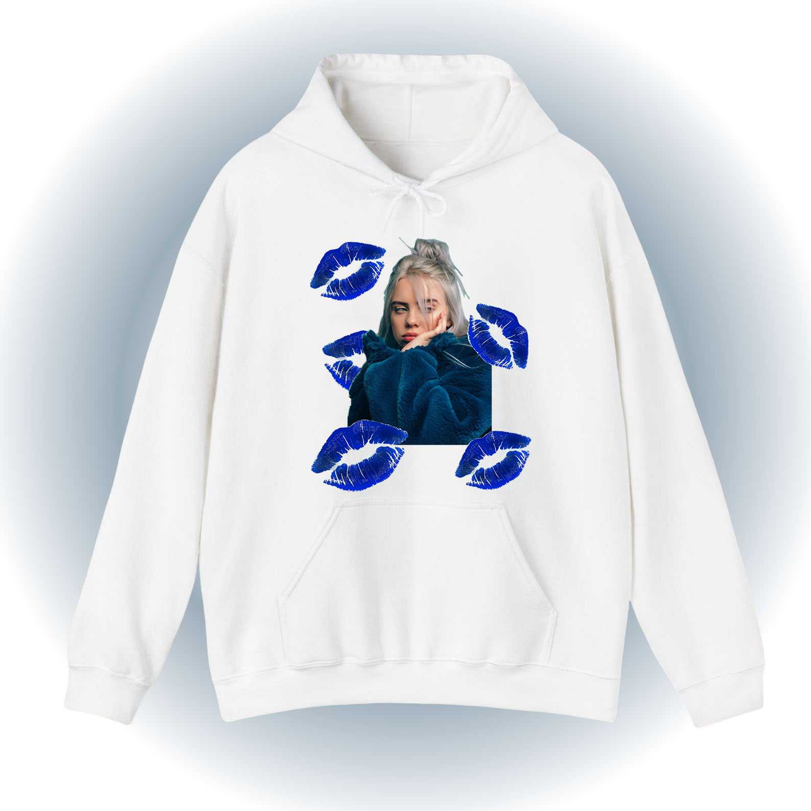 Billie Eilish Hoodie – Blue Kiss Hoodie