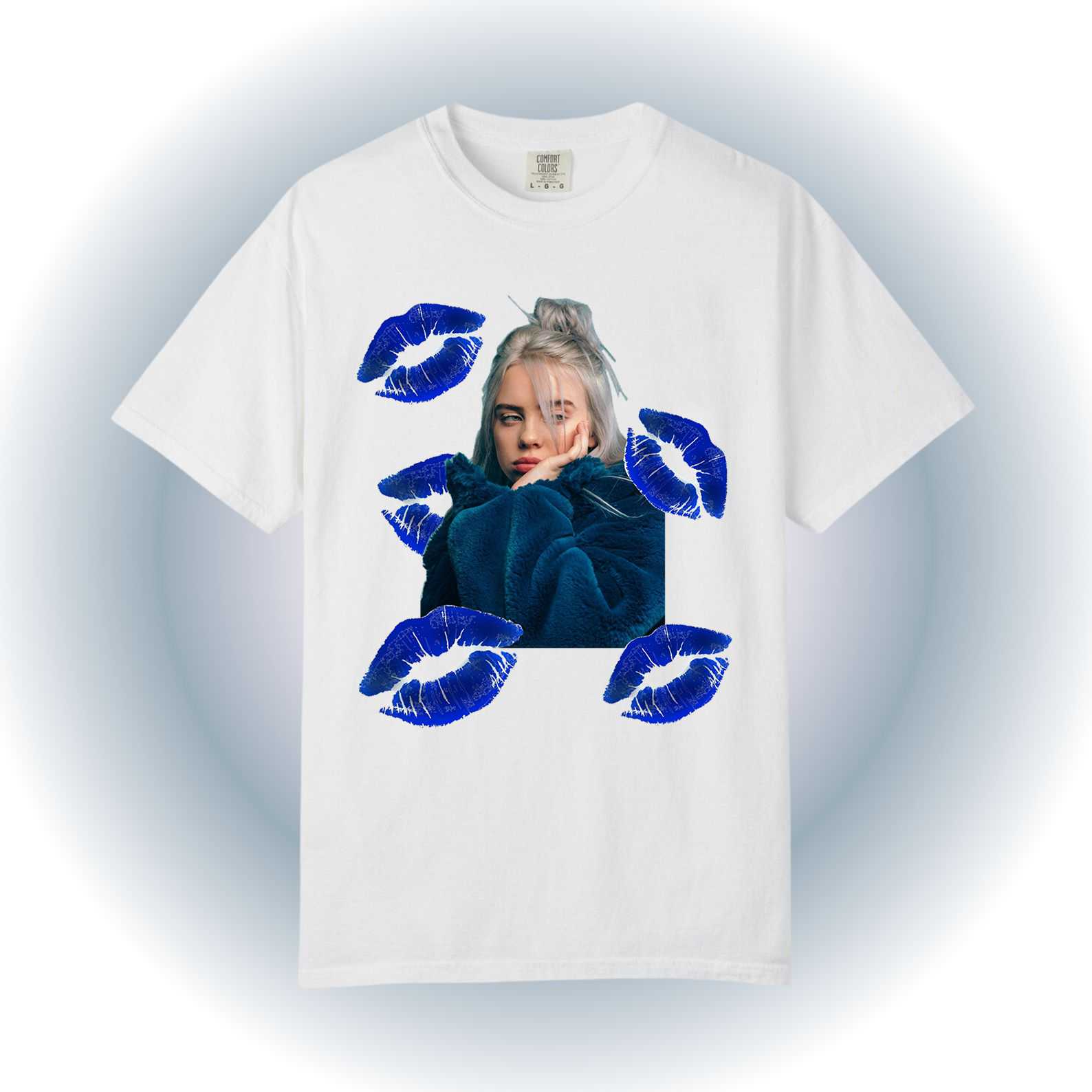 Billie Eilish Hoodie – Blue Kiss Hoodie 2 Billie Eilish Hoodie – Blue Kiss Hoodie 2
