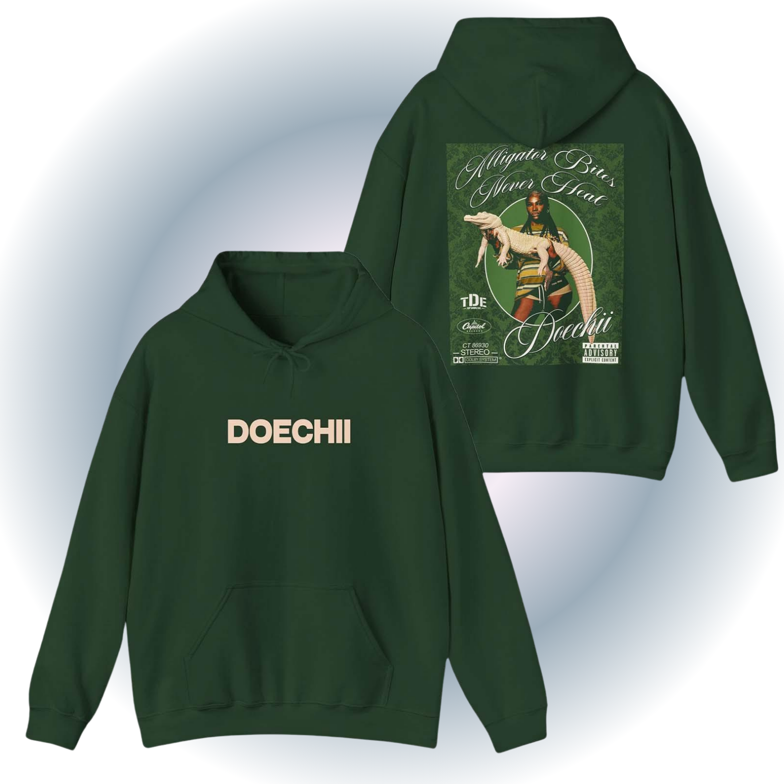 Doechii Alligator Bites Never Heals Hoodie - Rapper Merch