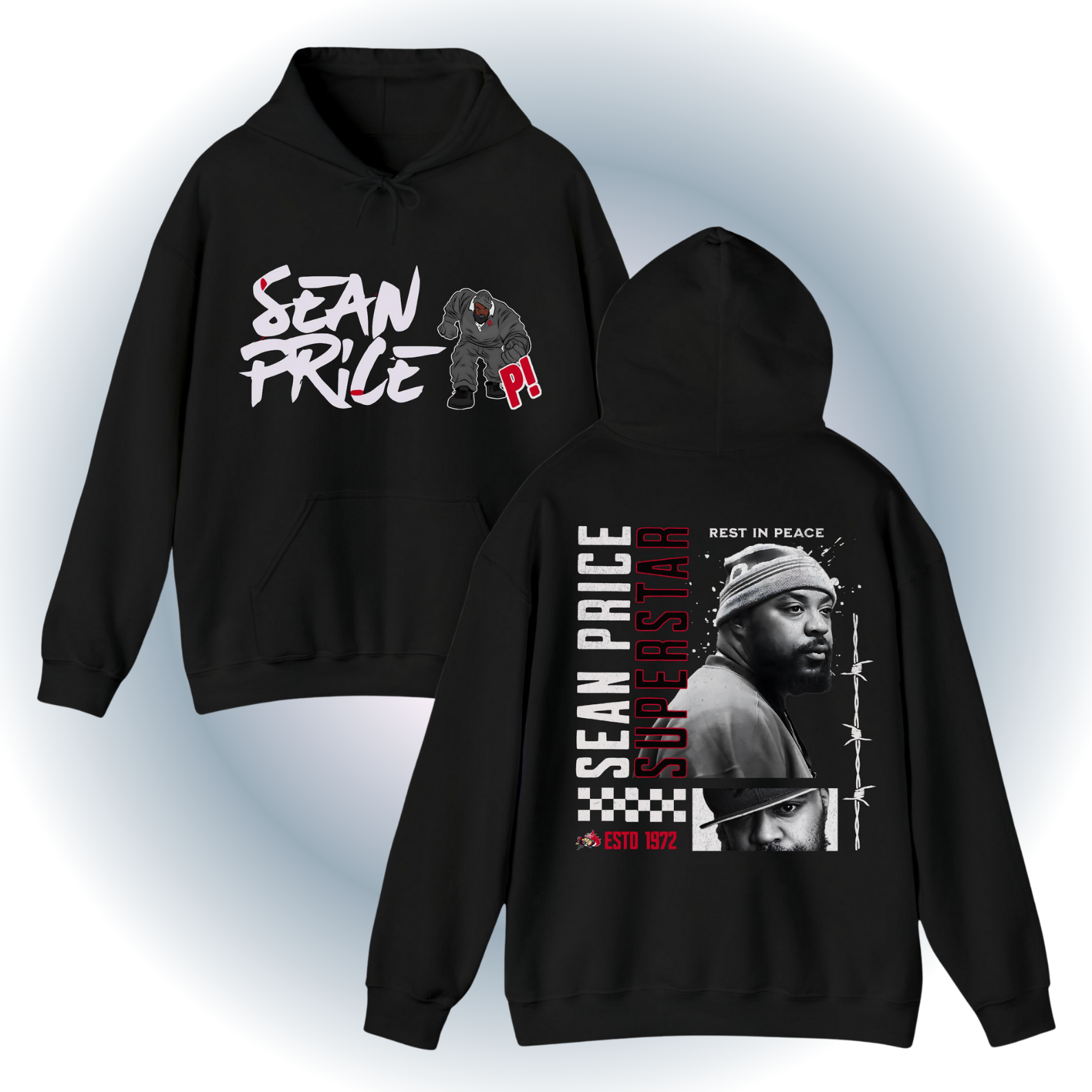 Sean Price Superstar Hoodie - Rest In Peace Tribute Sean Price Superstar Hoodie - Rest In Peace Tribute