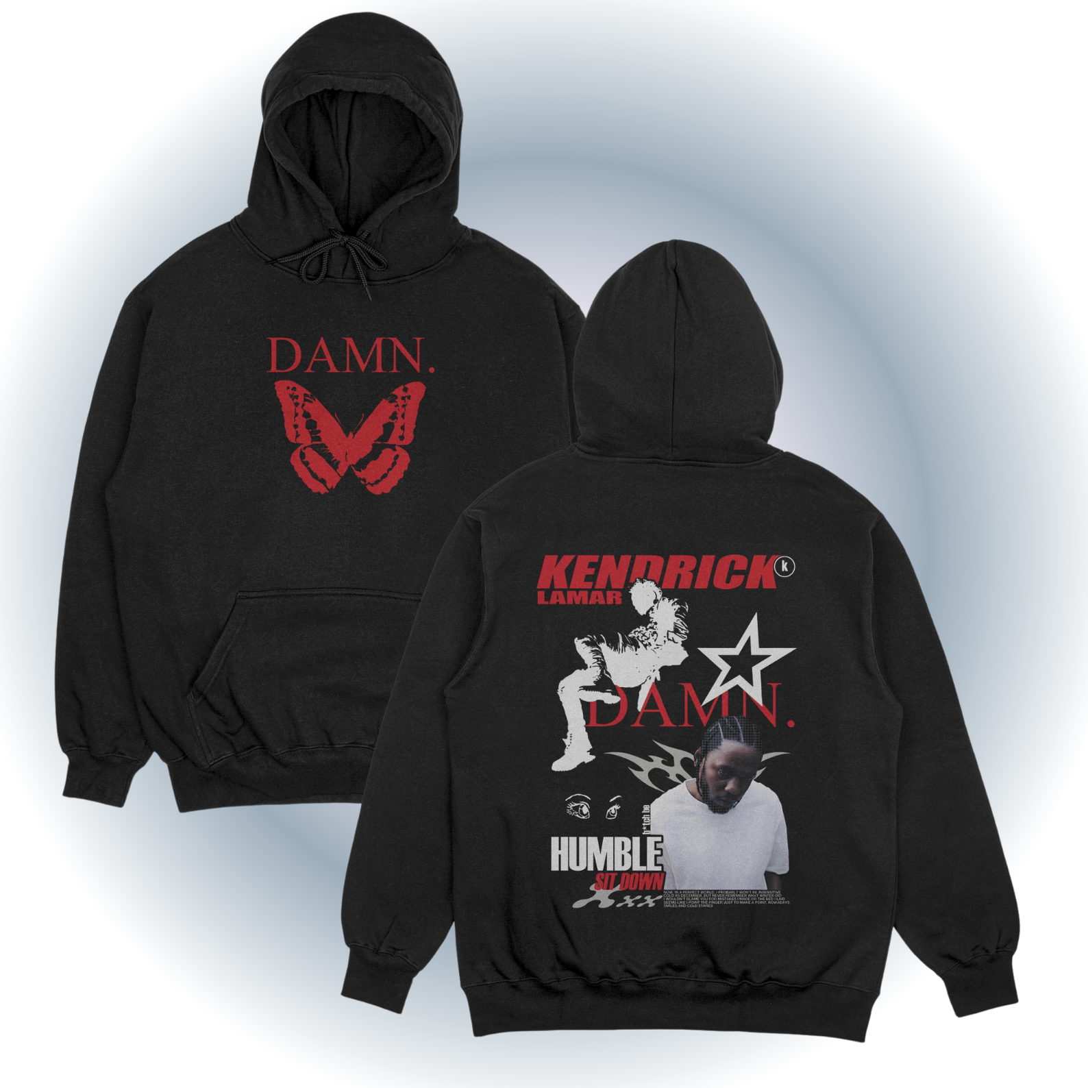 Kendrick Lamar Damn Hoodie - Rapper Hip Hop Merch Kendrick Lamar Damn Hoodie - Rapper Hip Hop Merch