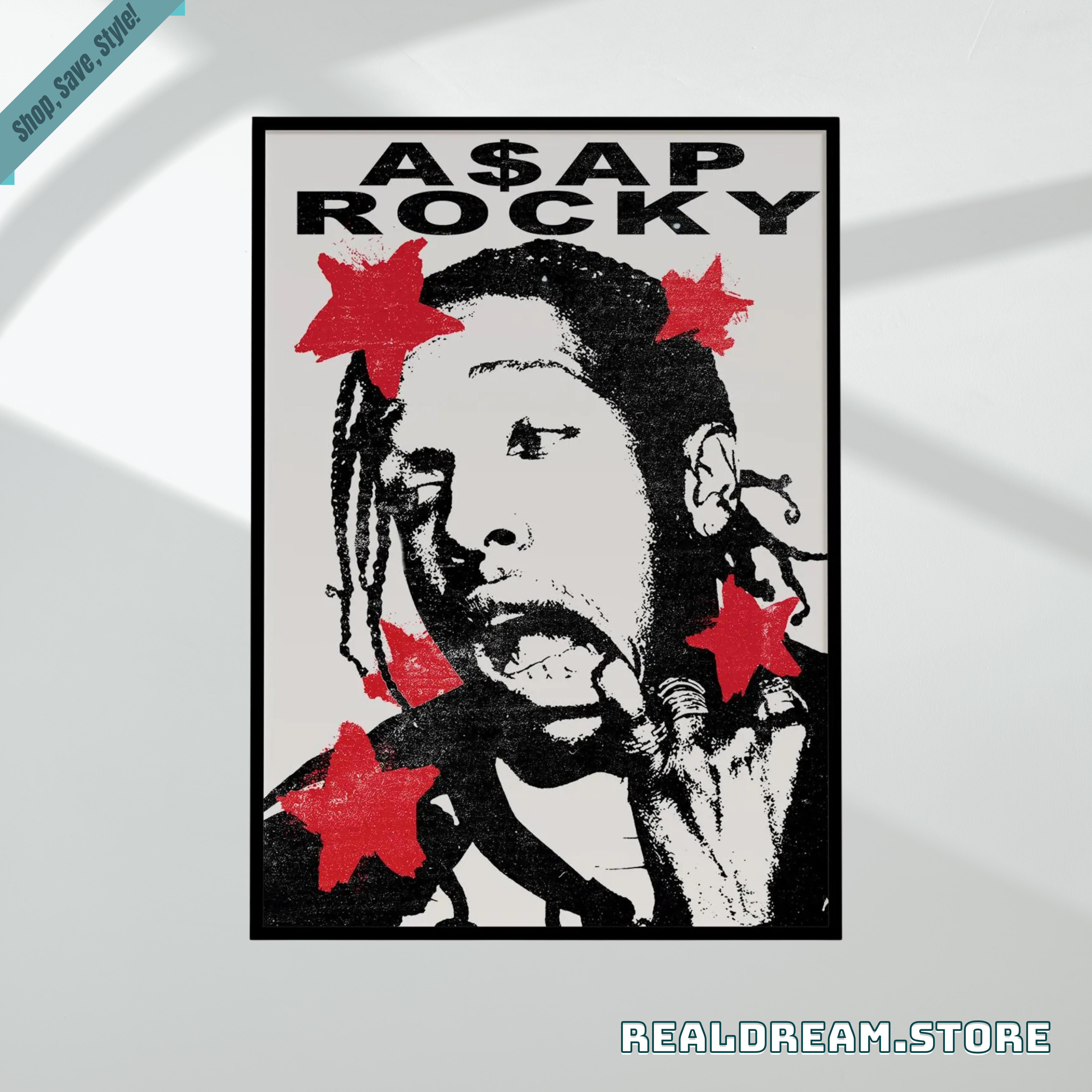 Asap Rocky Poster - Streetwear Aesthetic Decor