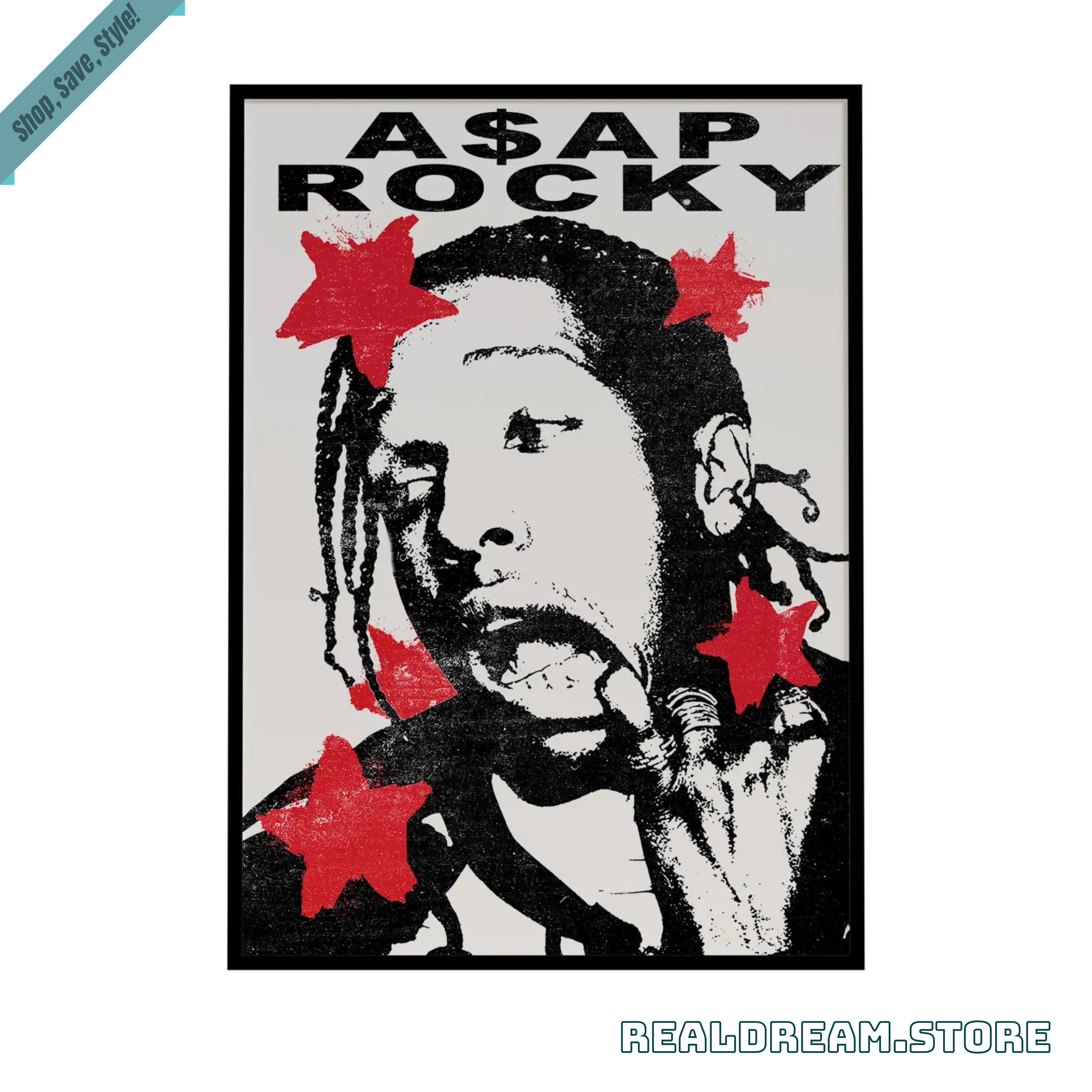 Asap Rocky Poster - Streetwear Aesthetic Decor 2 Asap Rocky Poster - Streetwear Aesthetic Decor 2